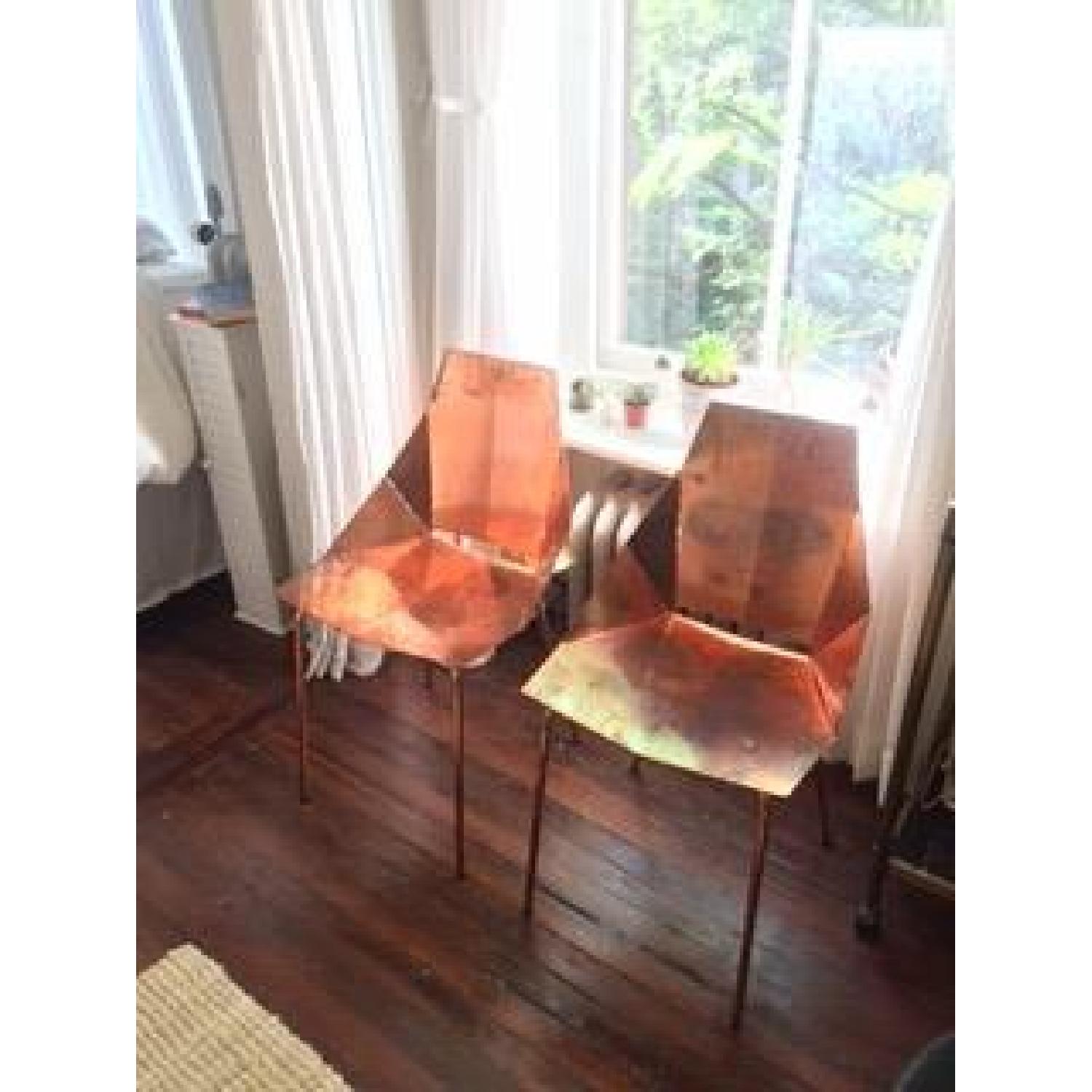 Blu Dot Real Good Copper Chairs - image-2