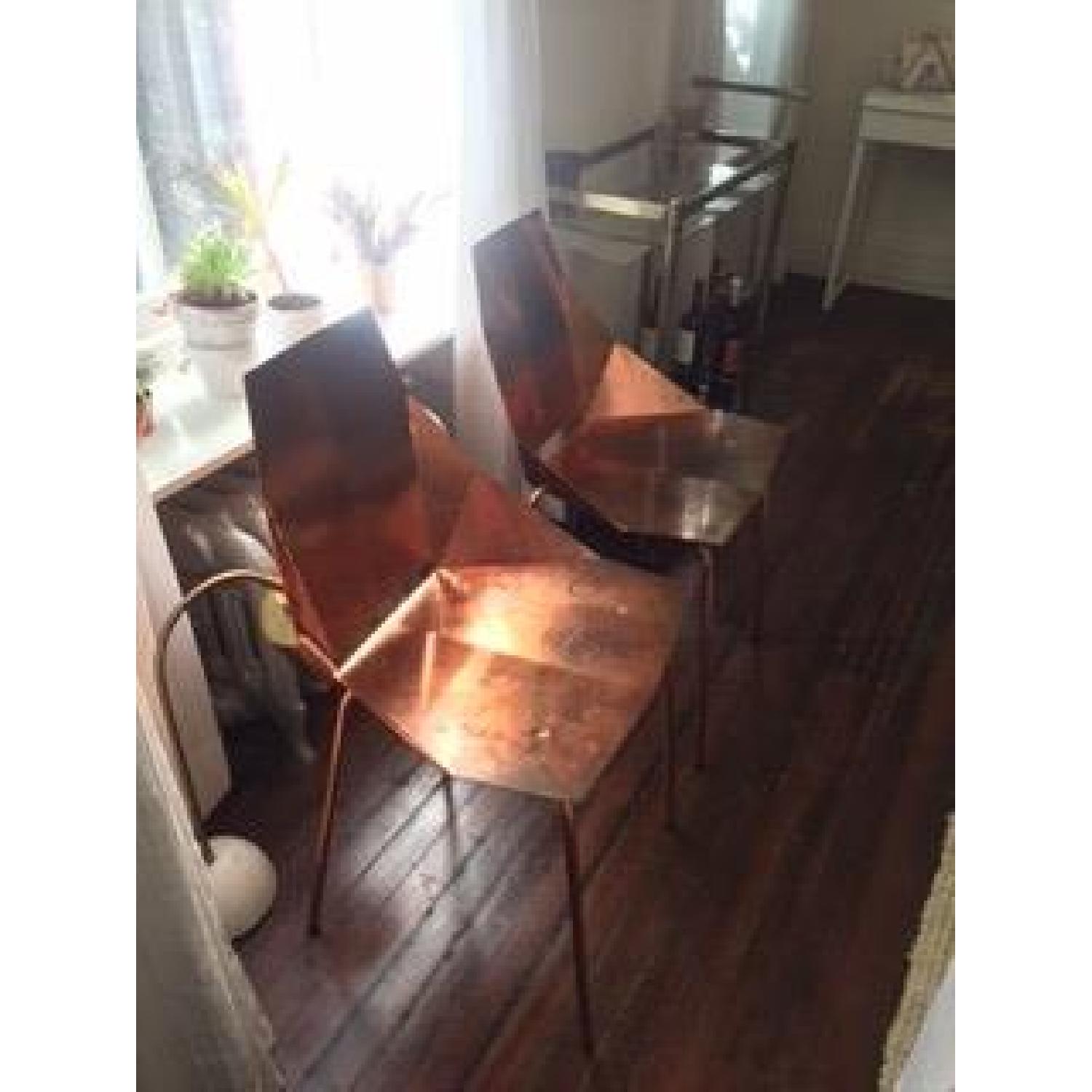 Blu Dot Real Good Copper Chairs - image-4