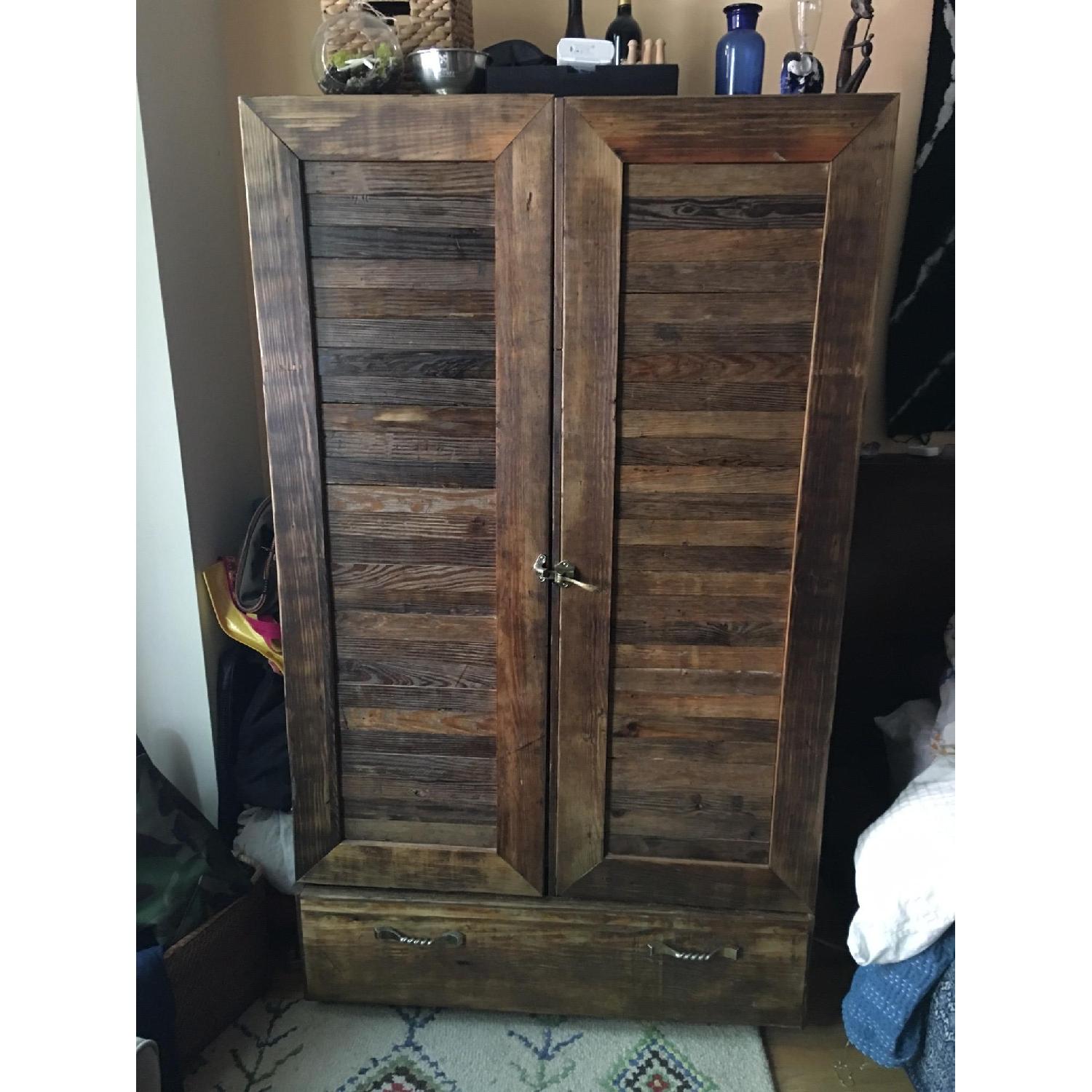 Custom Wood Armoire - image-1