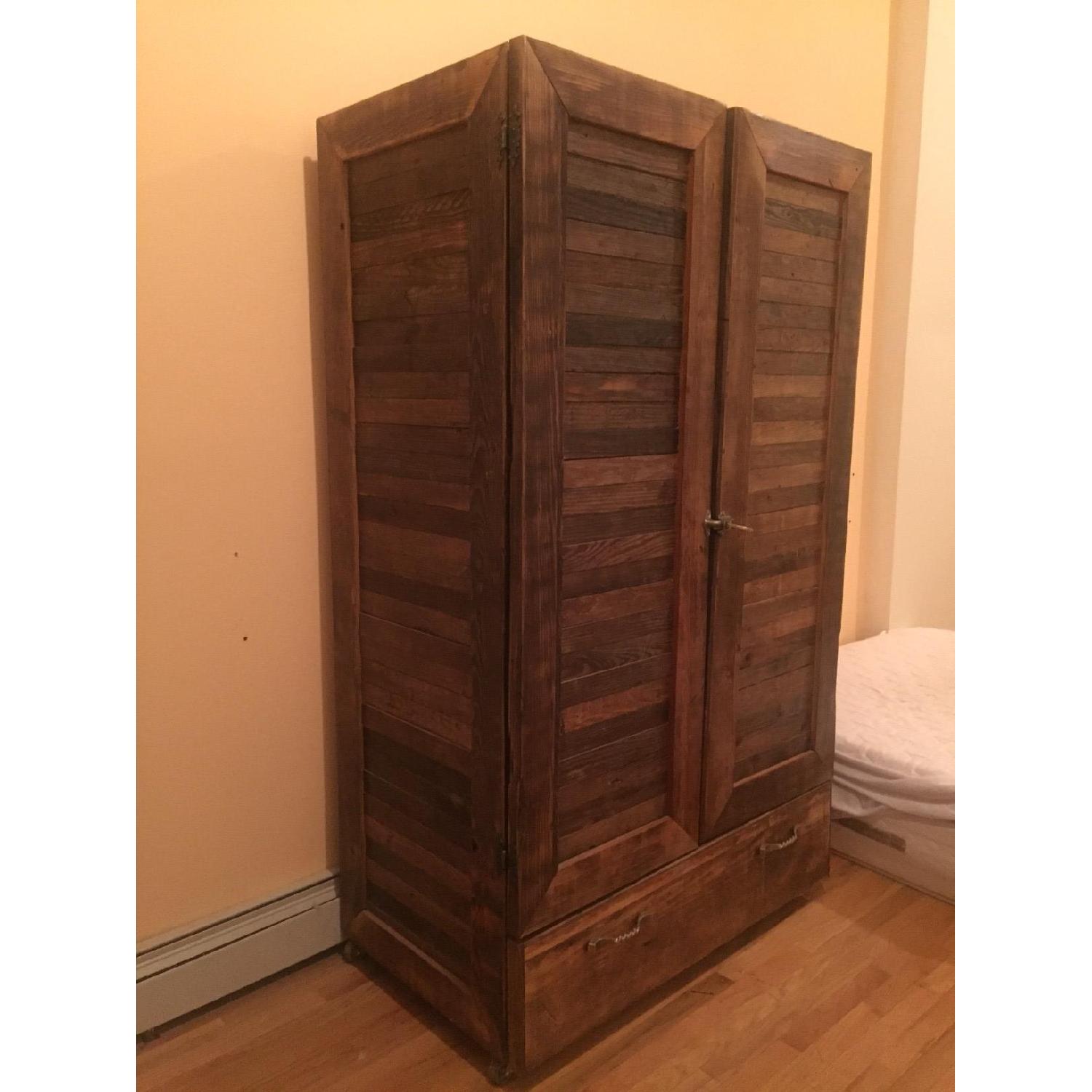 Custom Wood Armoire - image-2