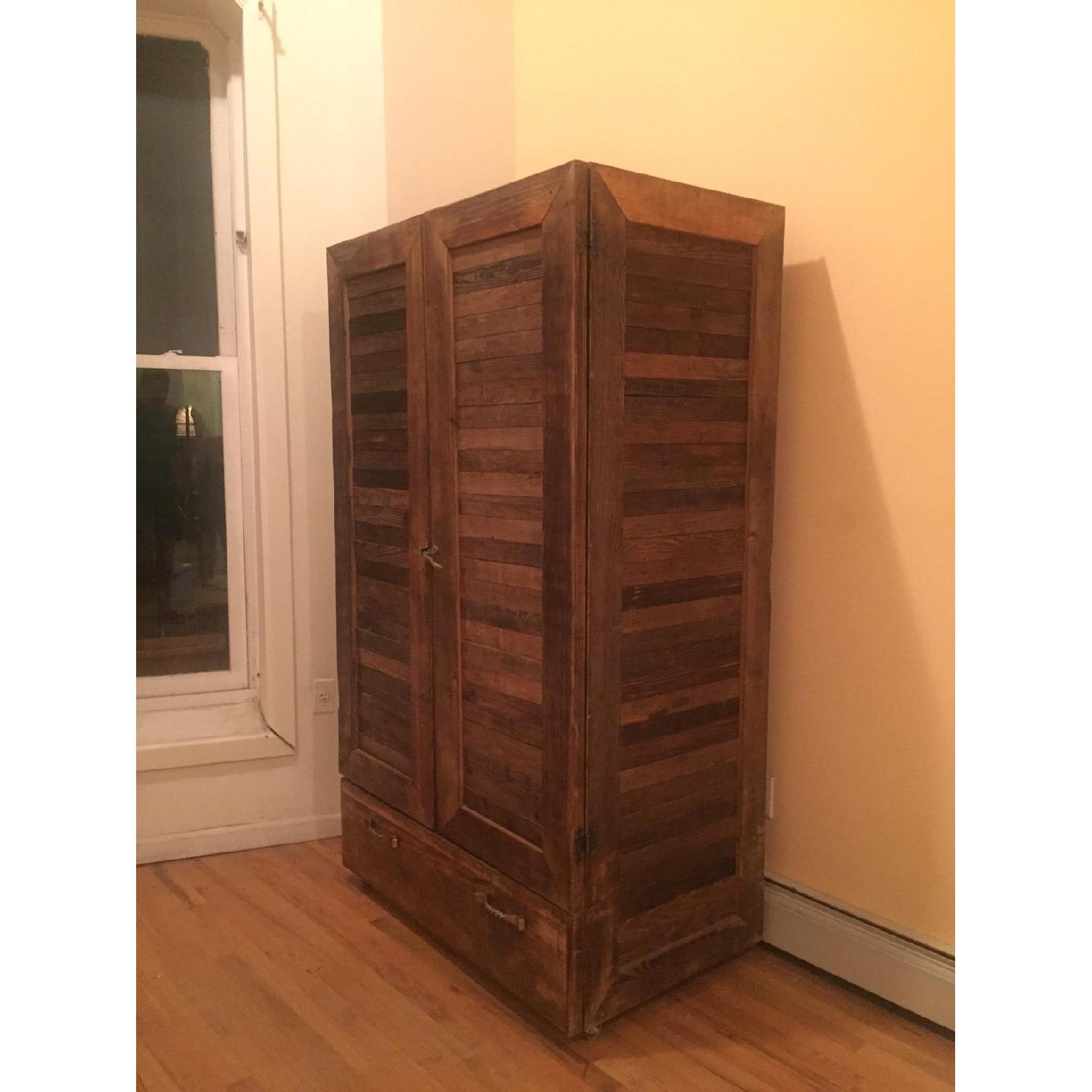 Custom Wood Armoire - image-6