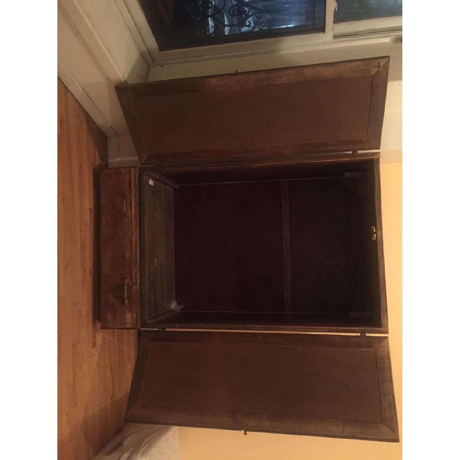 Custom Wood Armoire - image-7