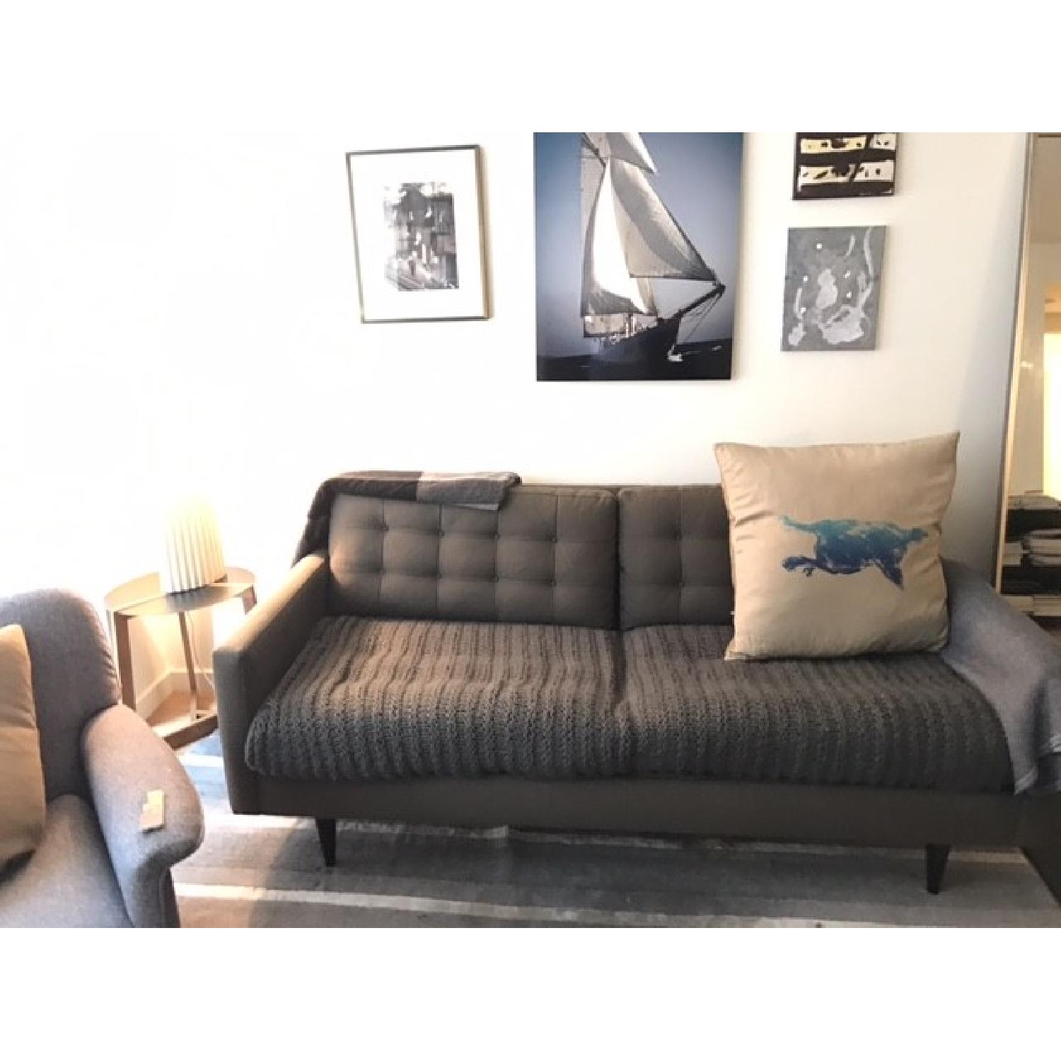 Crate & Barrel Petrie Mid-Century Sofa - image-2