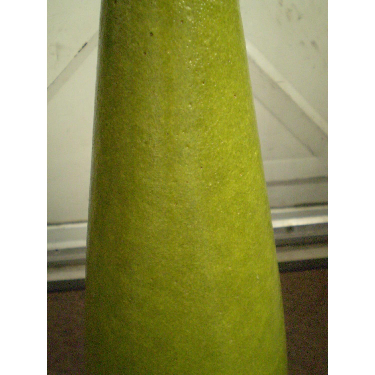 Mid-Century Ceramic Green Large Table Lamp - image-3