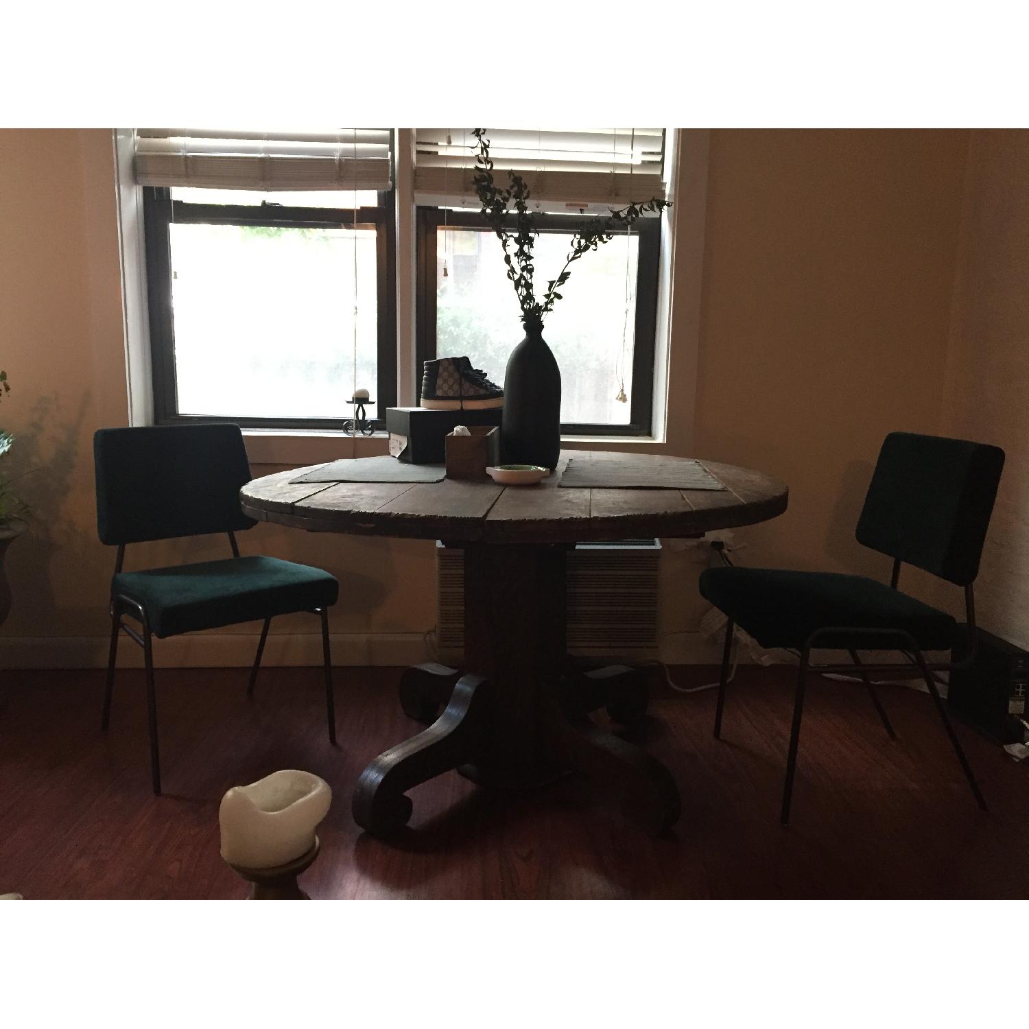 West Elm Velvet Dining Chair - image-4