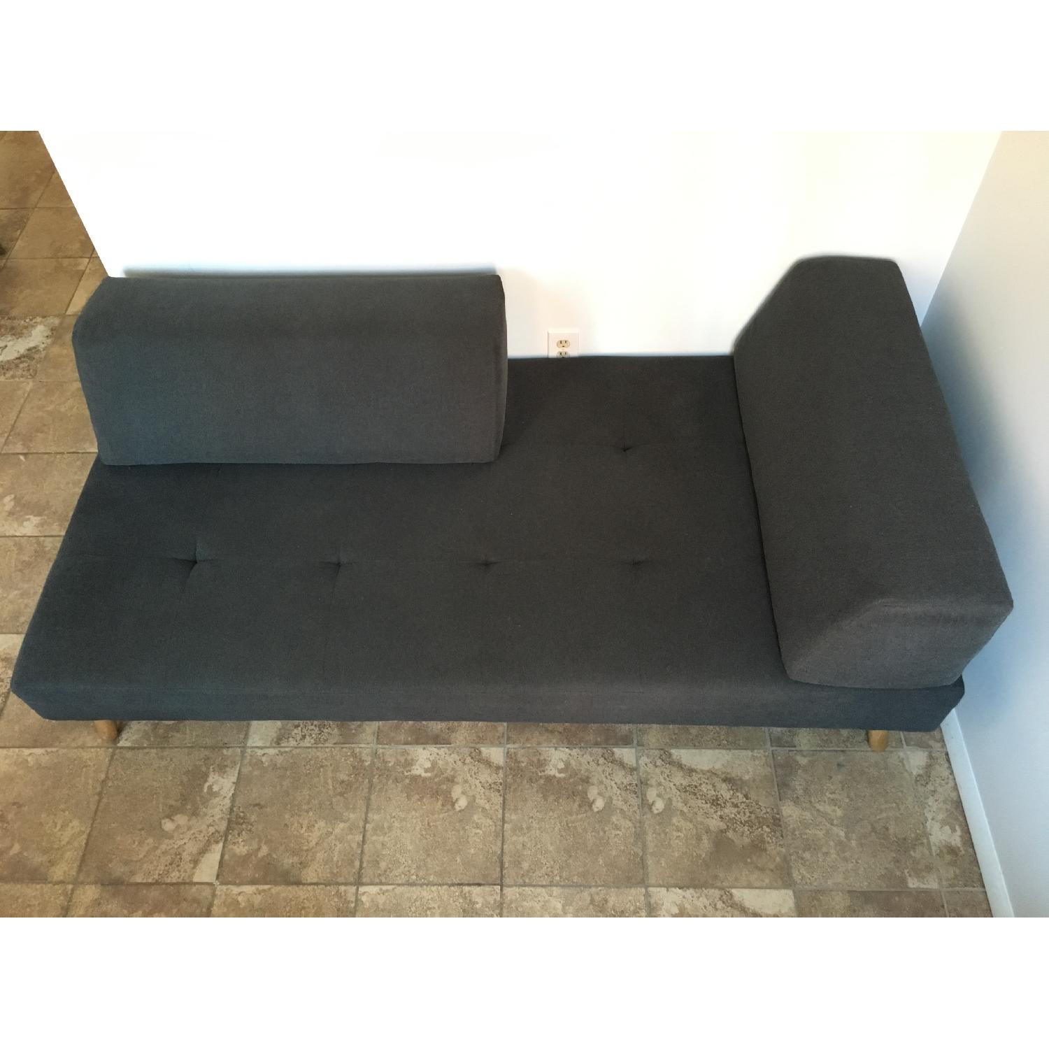 West Elm Retro Tillary Dark Grey Sofa - image-2