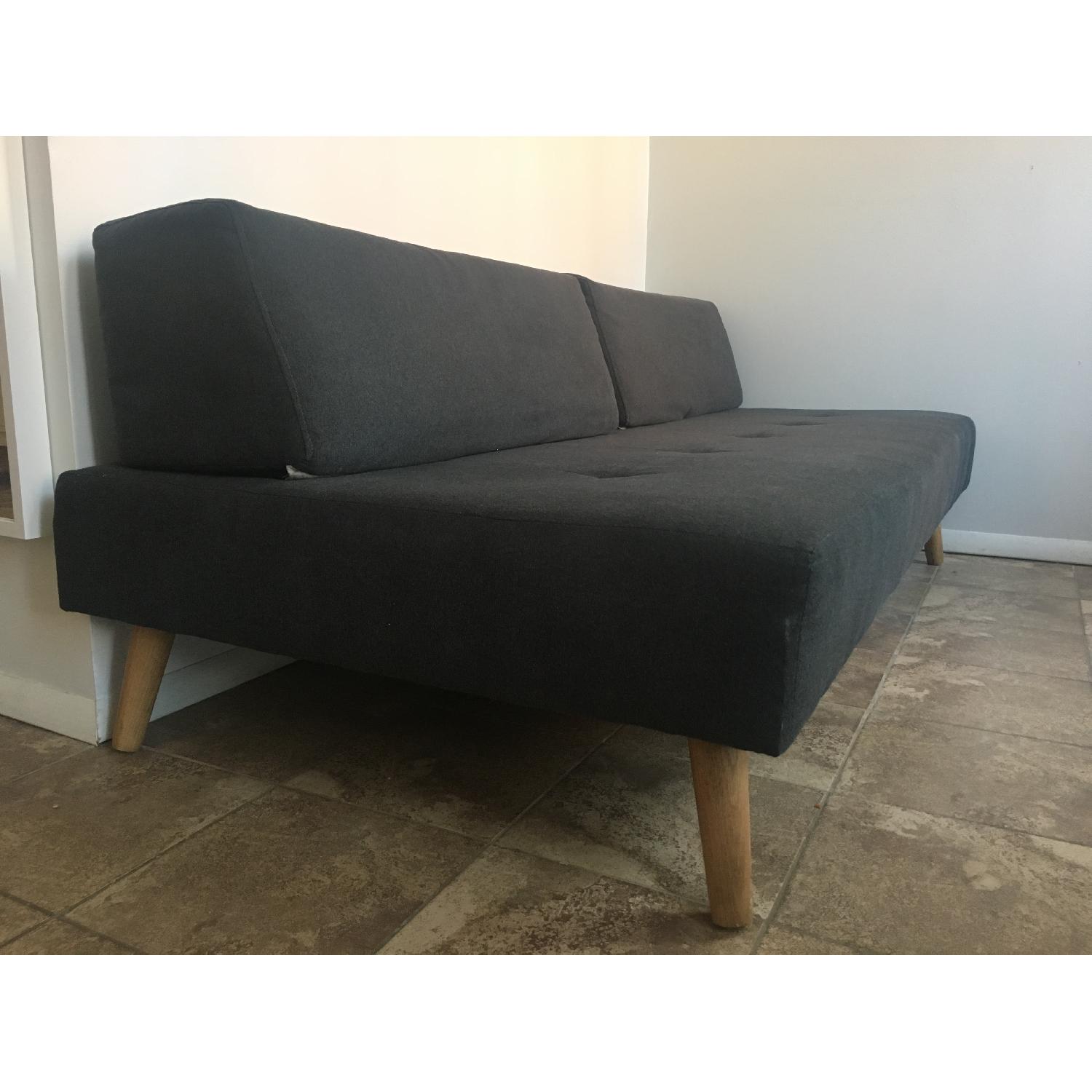 West Elm Retro Tillary Dark Grey Sofa - image-4