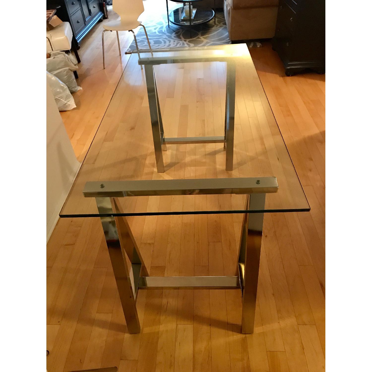 West Elm Cross Base Desk - image-1