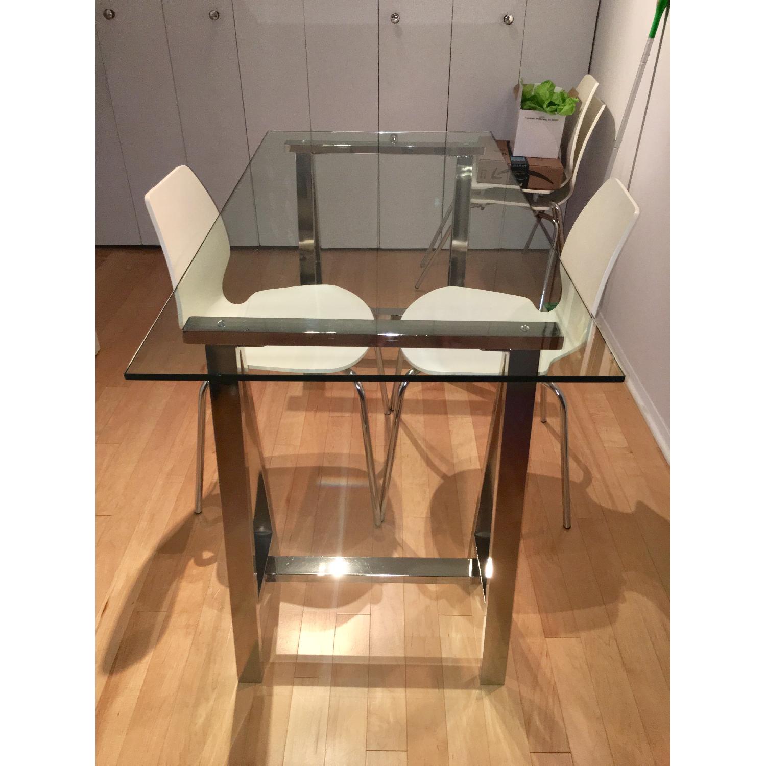West Elm Cross Base Desk - image-3