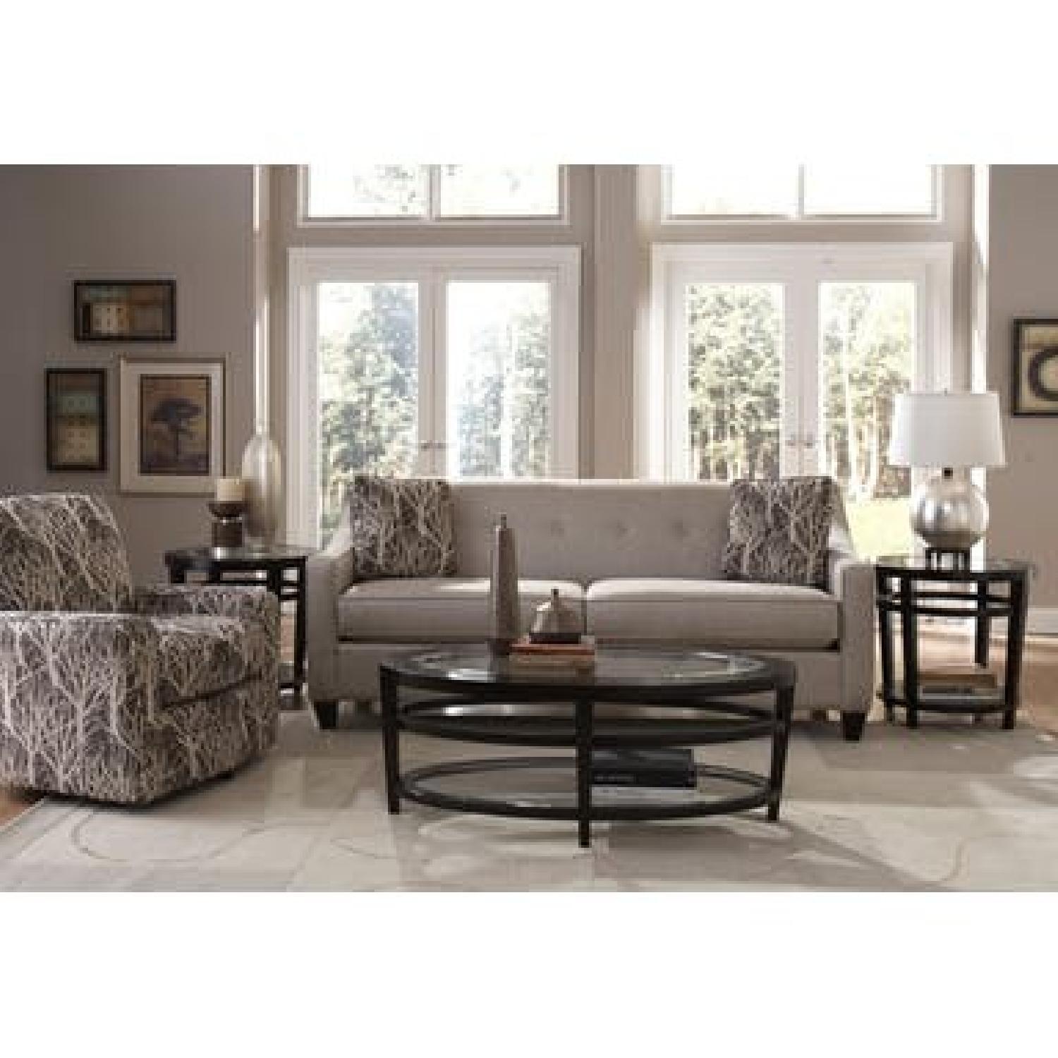 Star Furniture Colton Neutral Grey Sofa + Chair & Ottoman - image-4