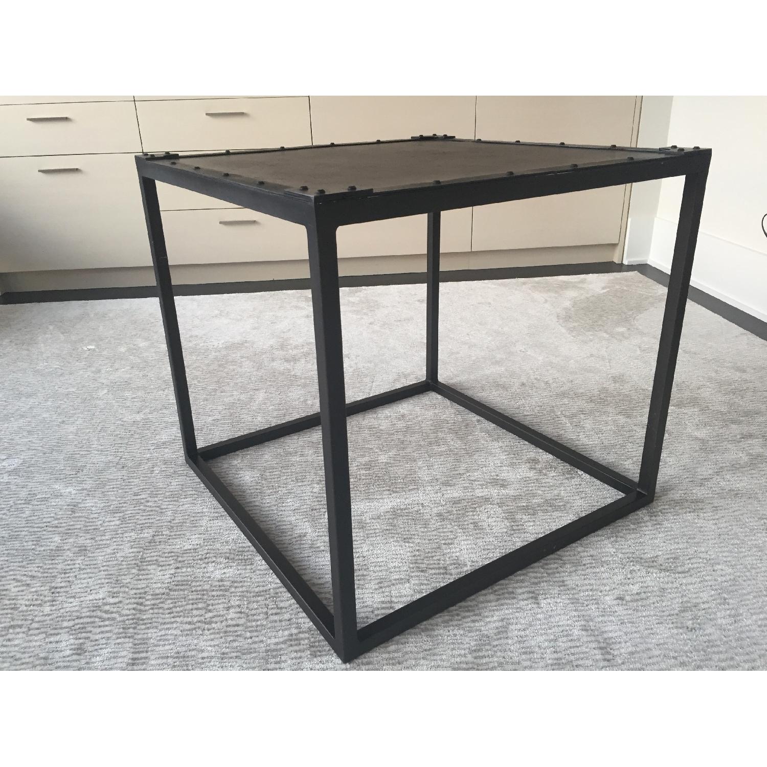 Restoration Hardware Square Side Table - image-1