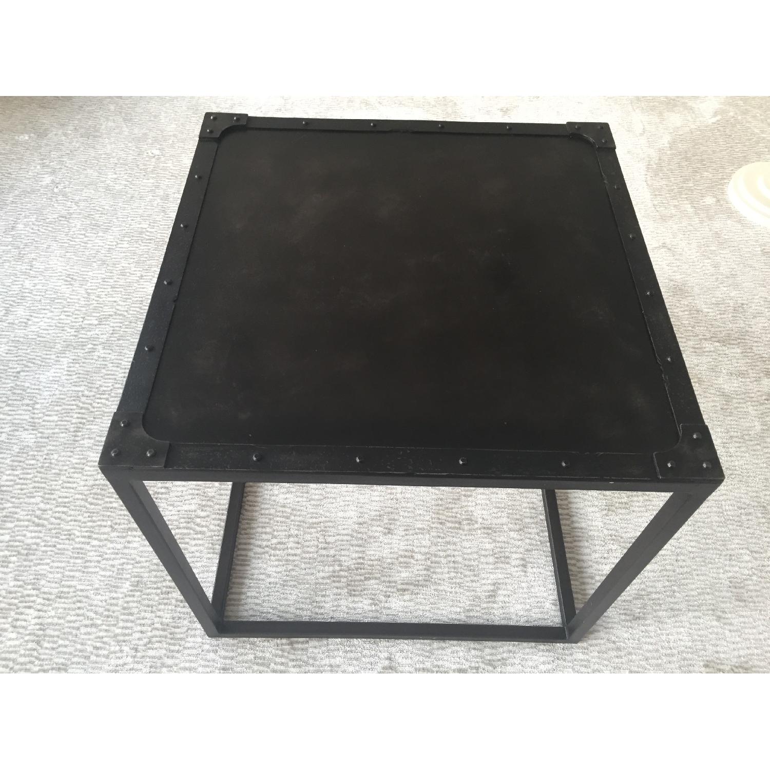 Restoration Hardware Square Side Table - image-4