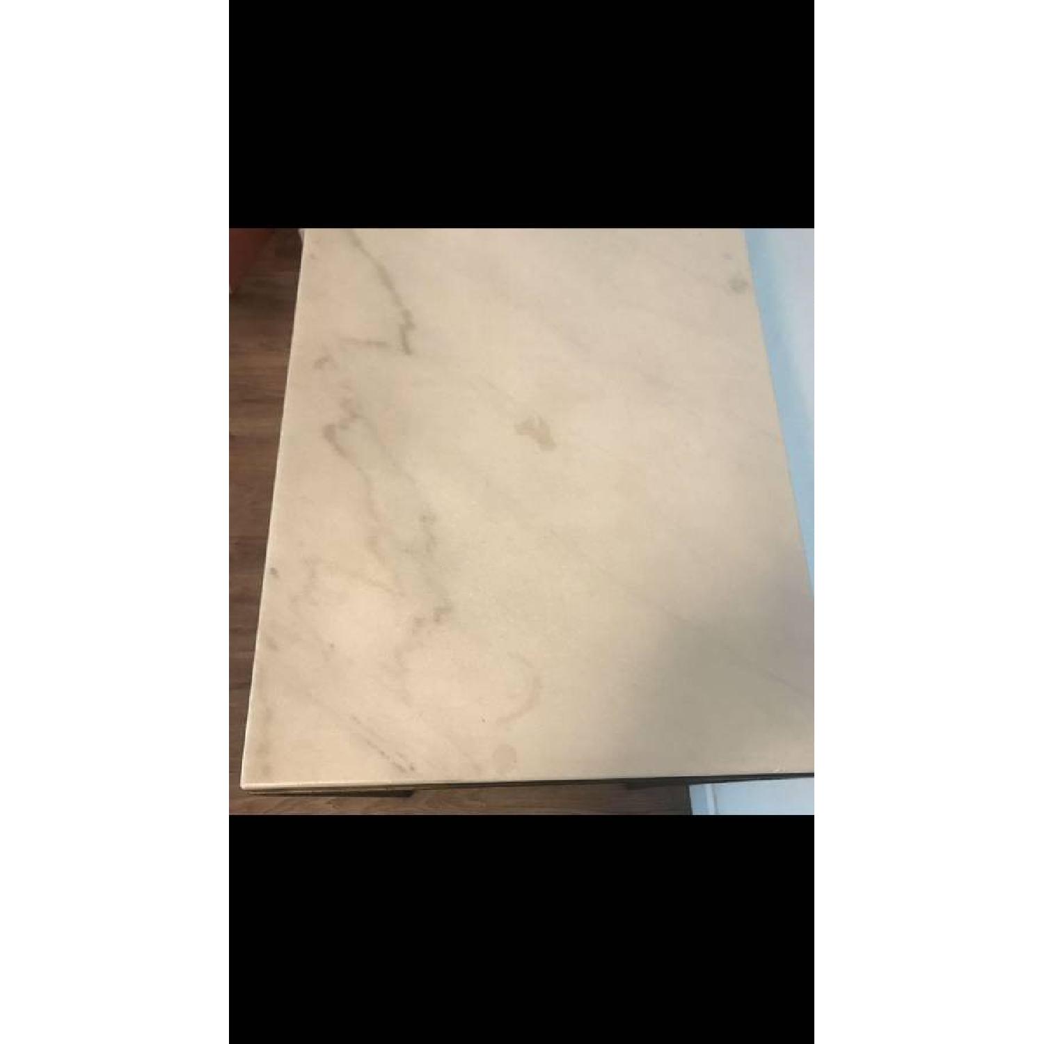 Carrara Marble 2 Tier Console Table - image-2