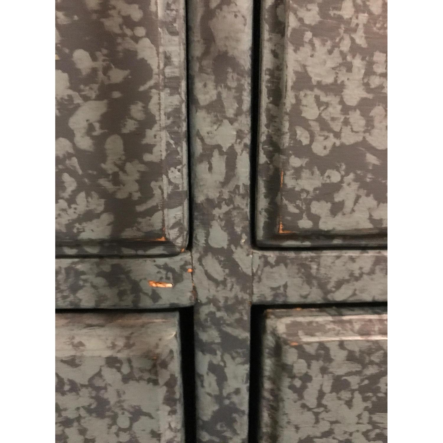 Hand Painted Solid Wood French Blue Hutch - image-6