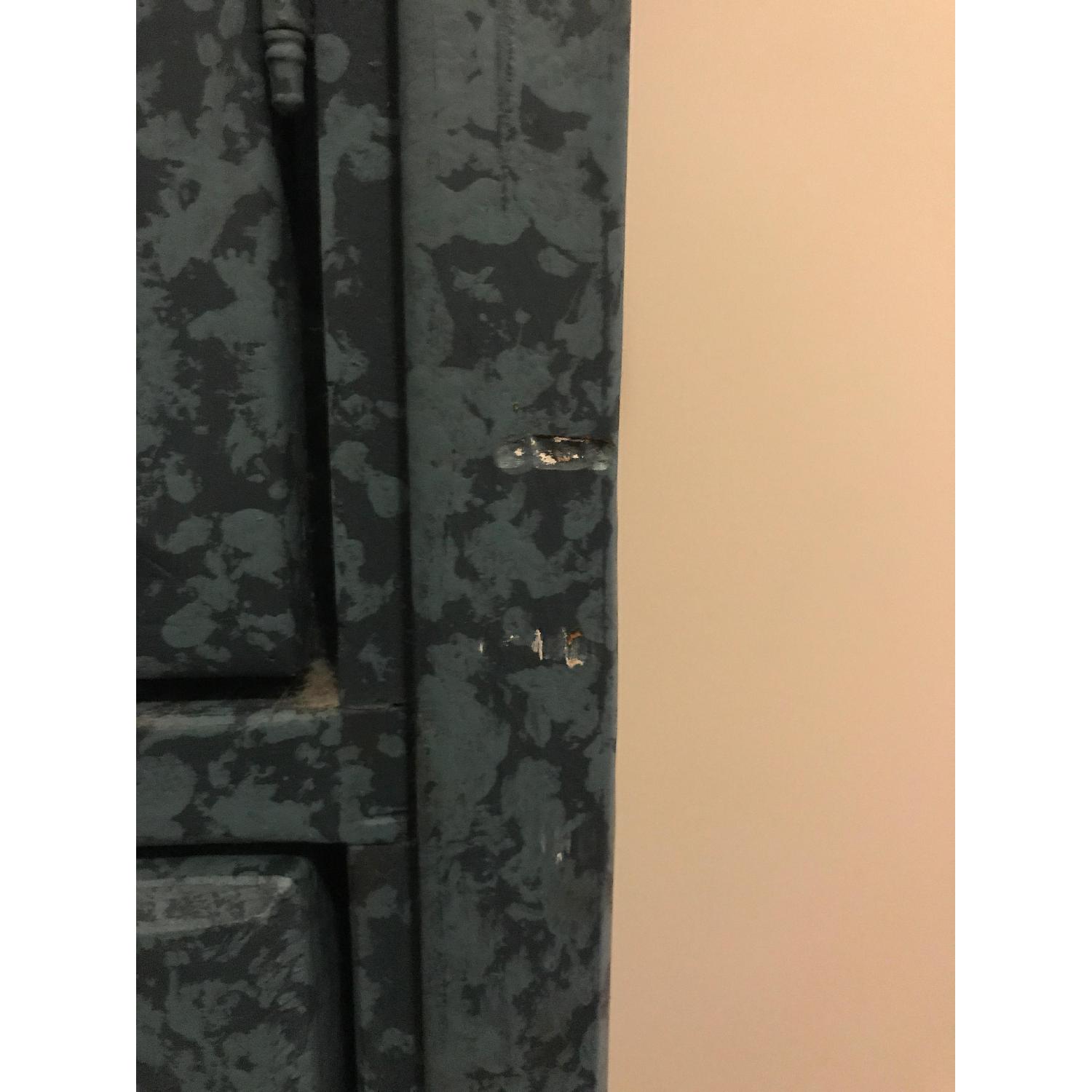 Hand Painted Solid Wood French Blue Hutch - image-7