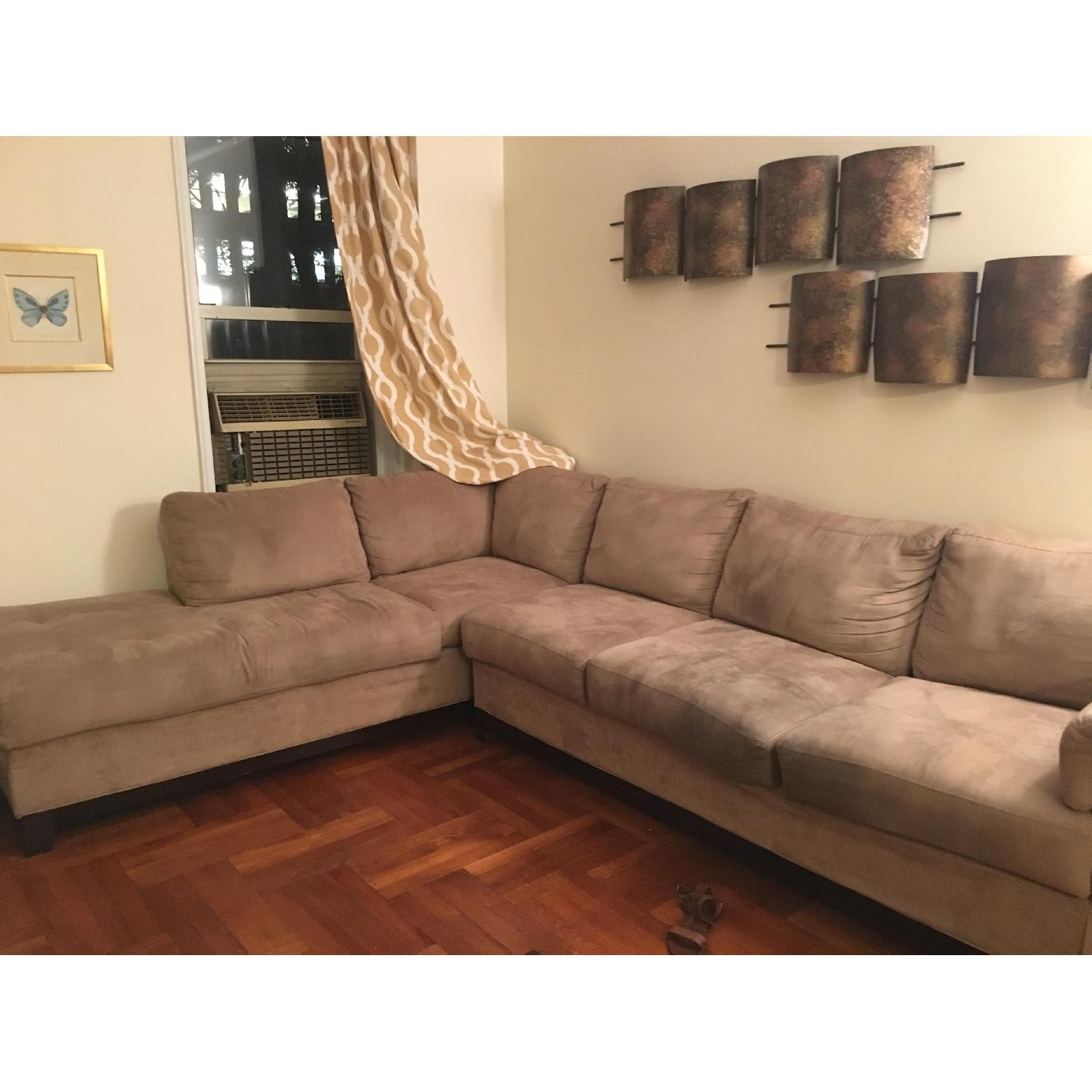 Jennifer Convertibles L Shaped Sectional Ssofa - image-1