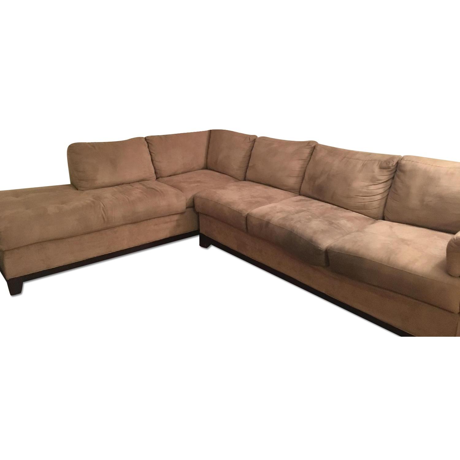 Jennifer Convertibles L Shaped Sectional Ssofa - image-0