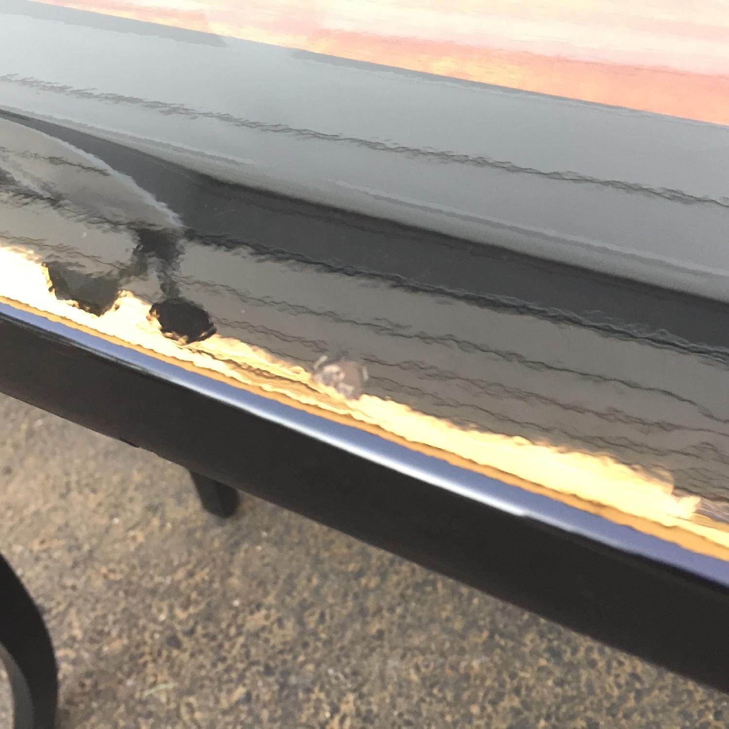 Contemporary Modern Black Lacquer Console Table - image-7