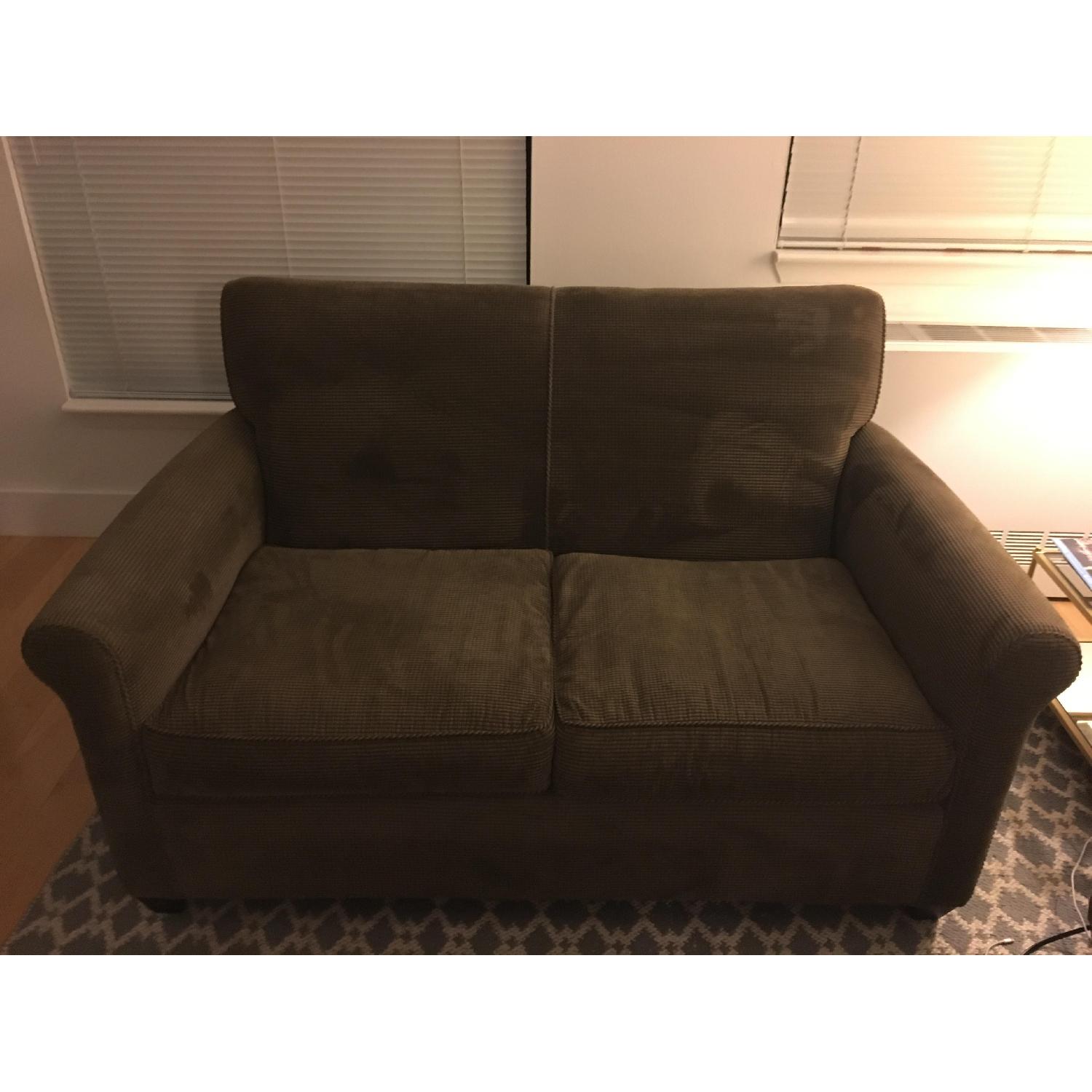 Crate & Barrel Loveseat - image-1