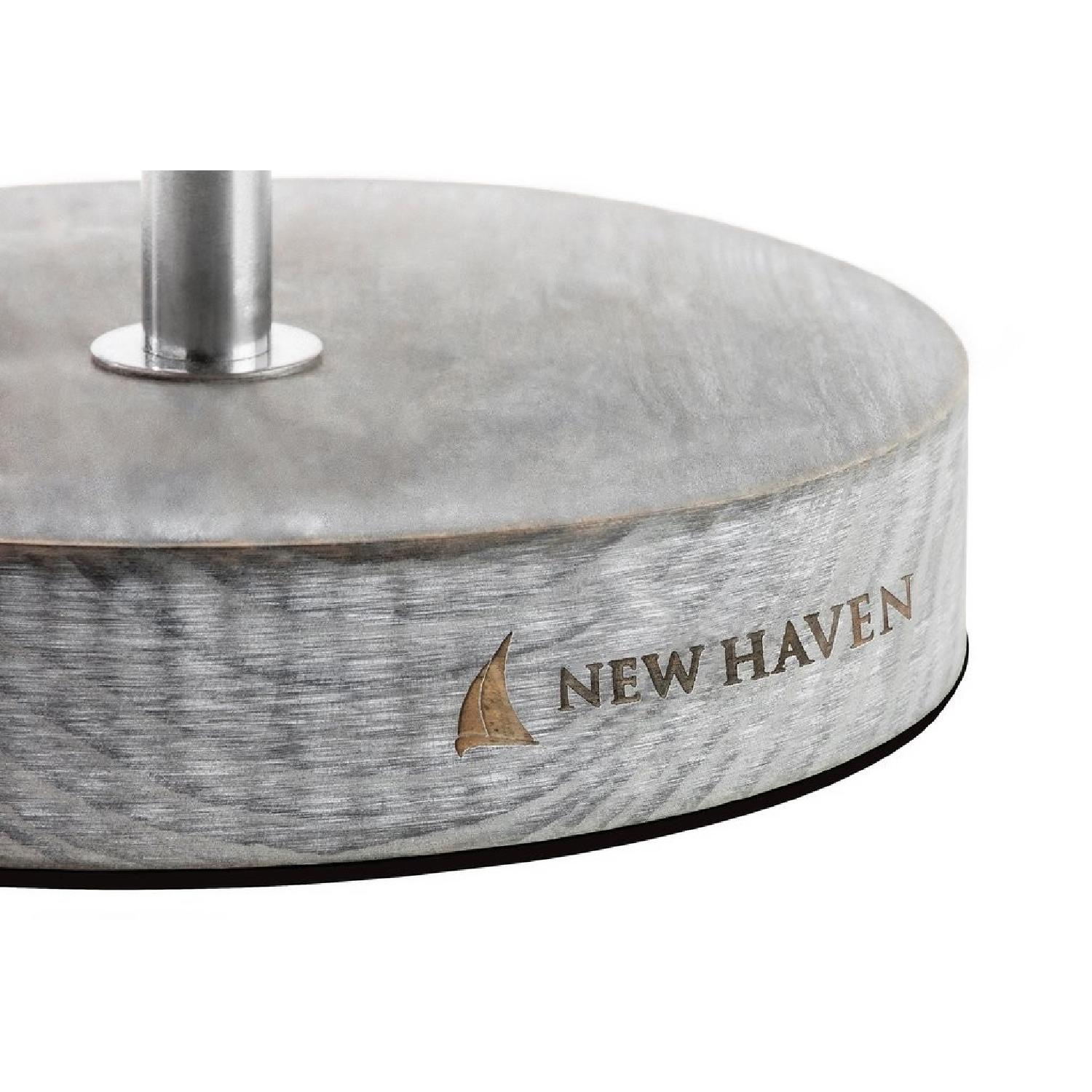 New Haven Small Column Table Lamp in Charcoal - image-2