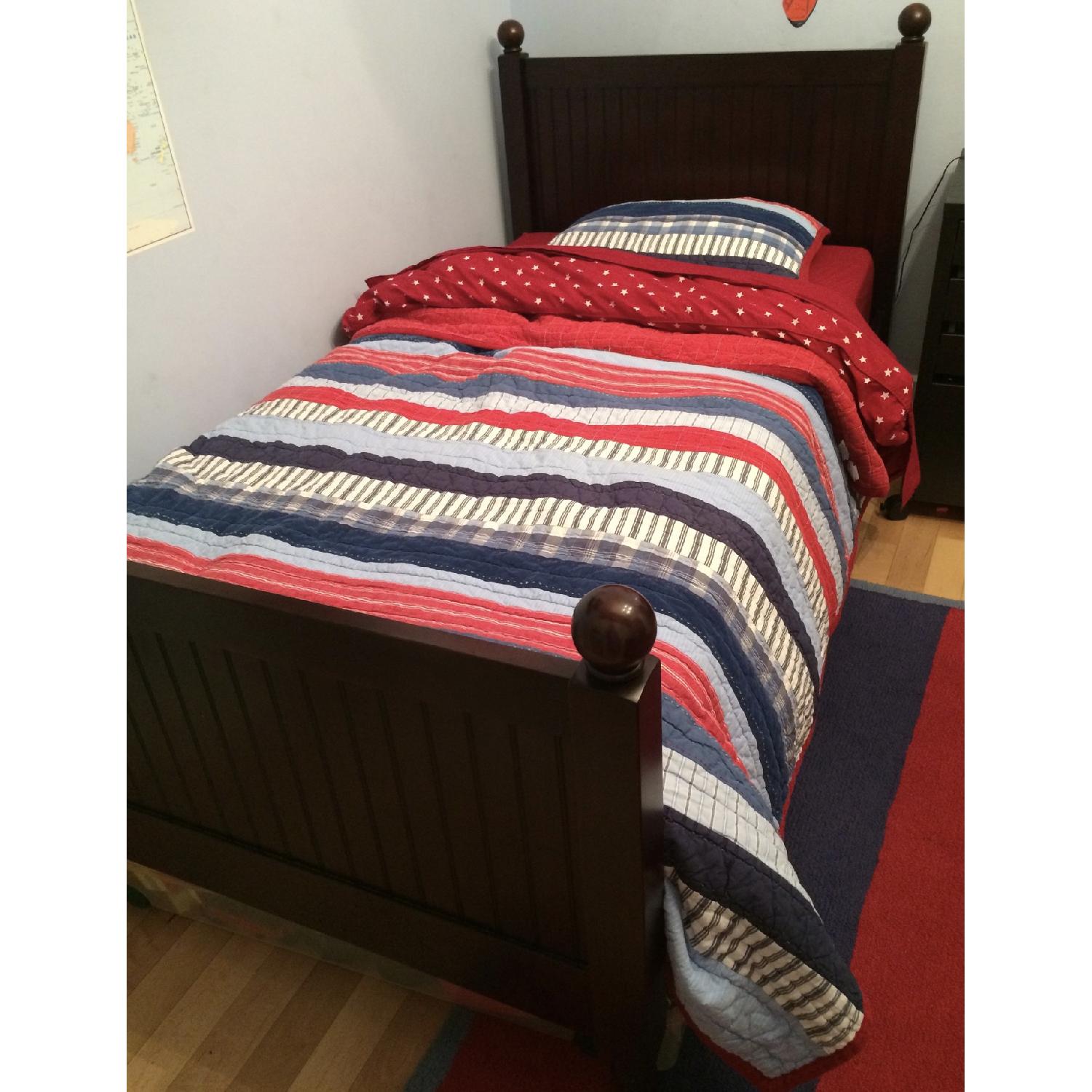 Pottery Barn Kids Catalina Twin Bed in Cocoa Brown - image-2