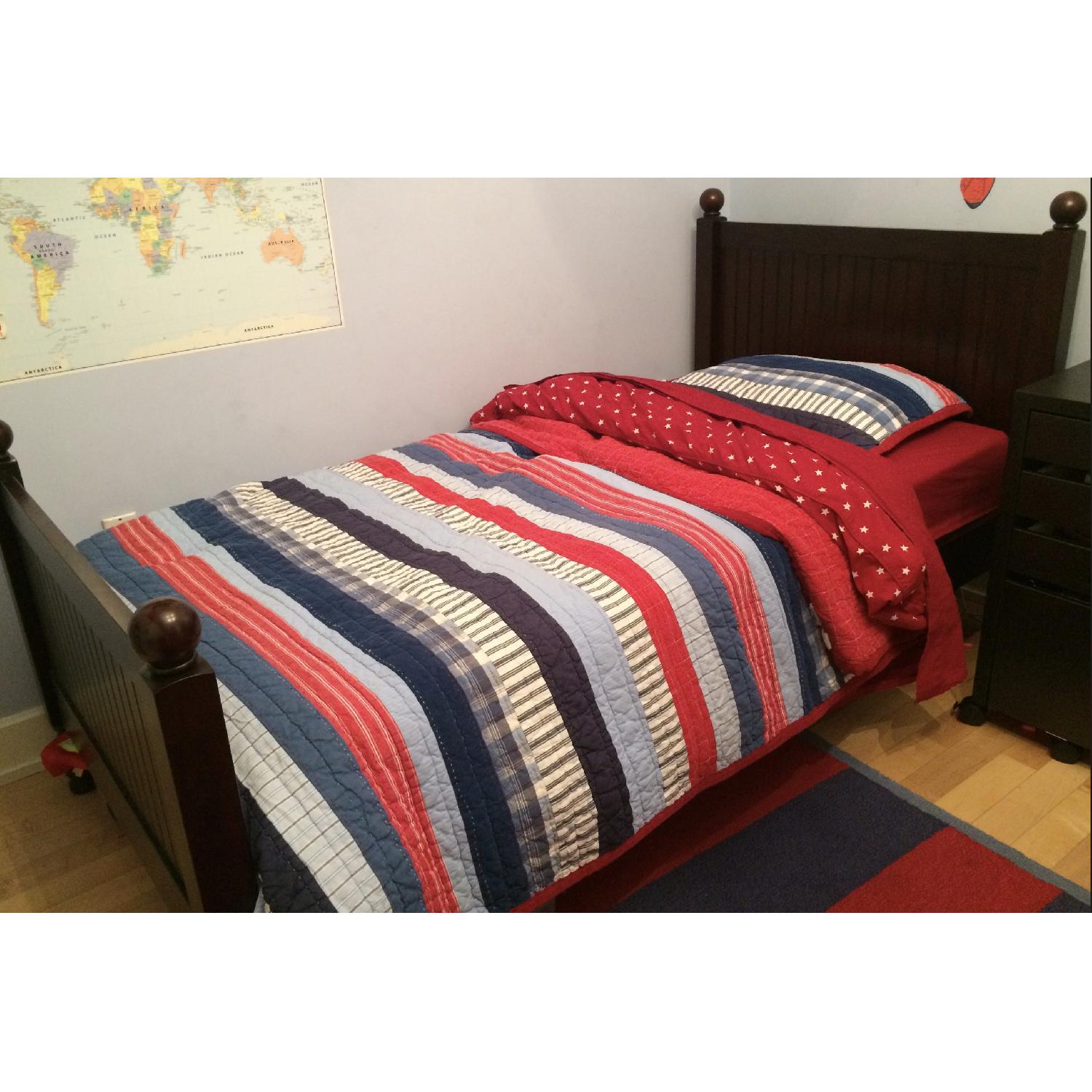 Pottery Barn Kids Catalina Twin Bed in Cocoa Brown - image-3