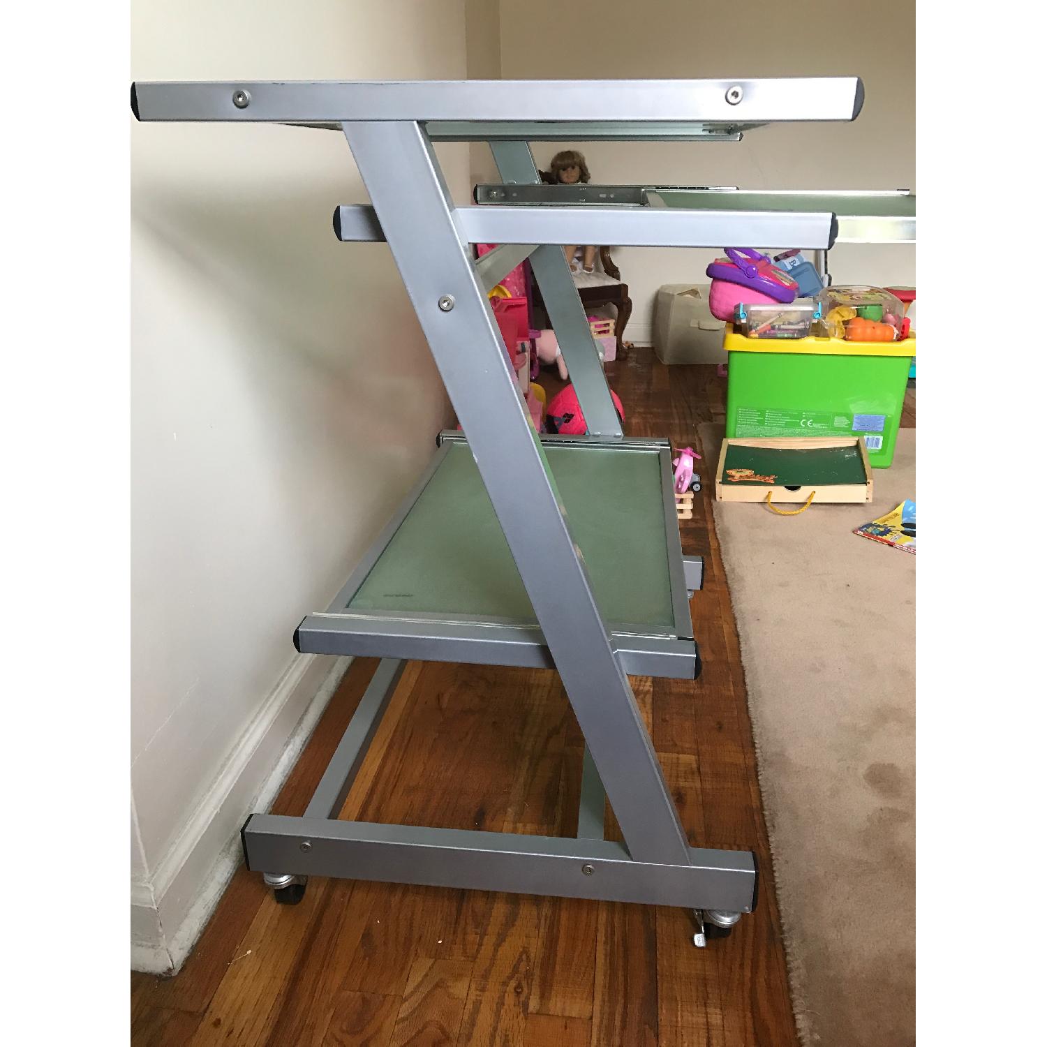 Rolling Computer Desk - image-1