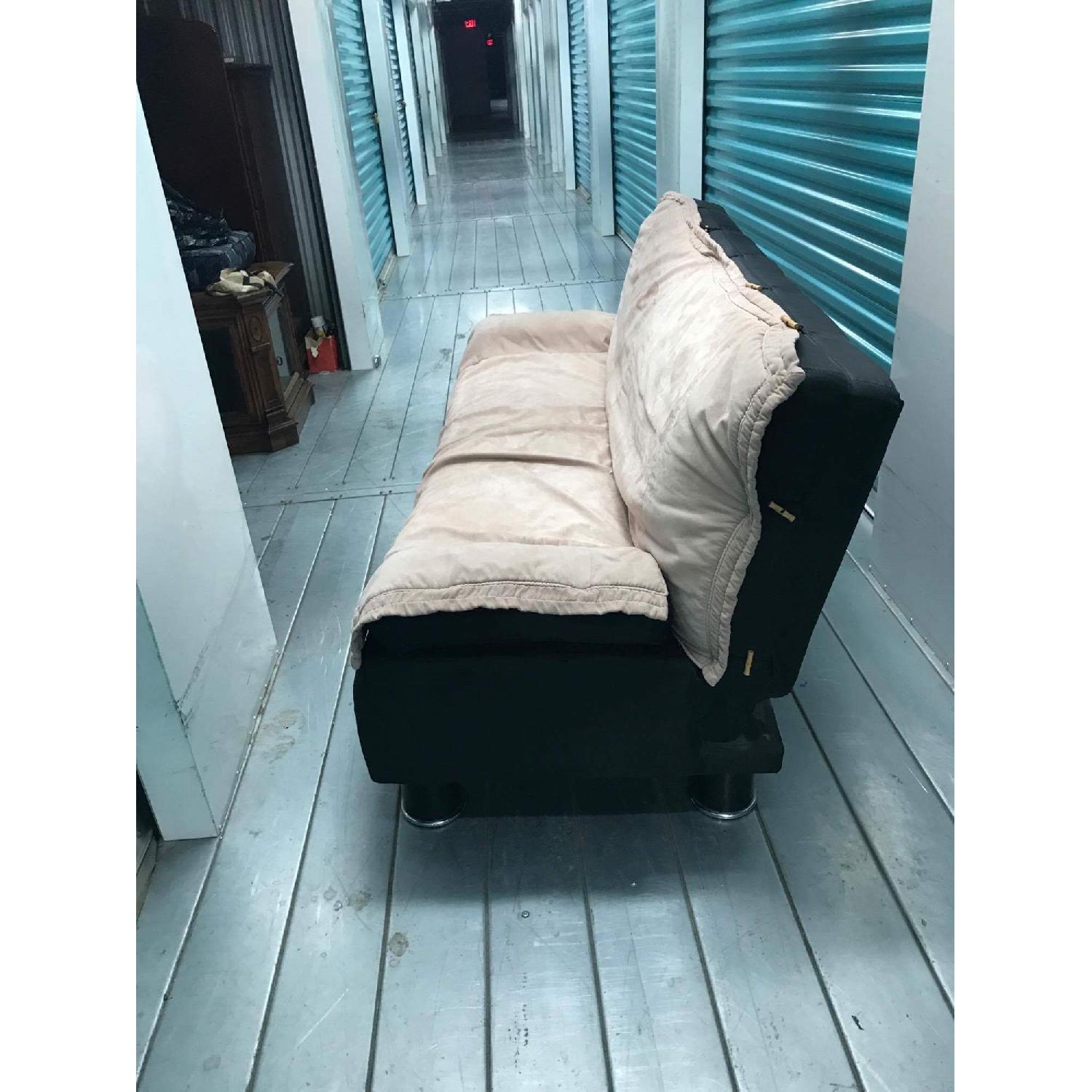Black Futon w/ Cover - image-4