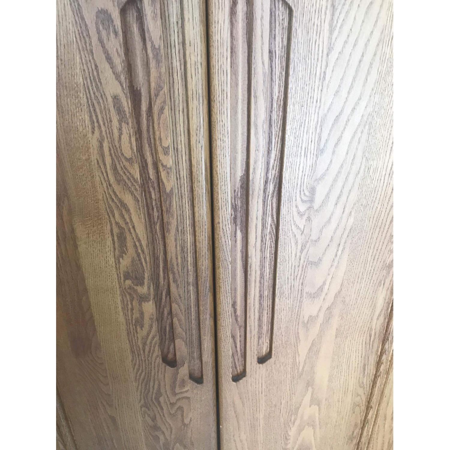 Wood Armoire w/ Mirror - image-4