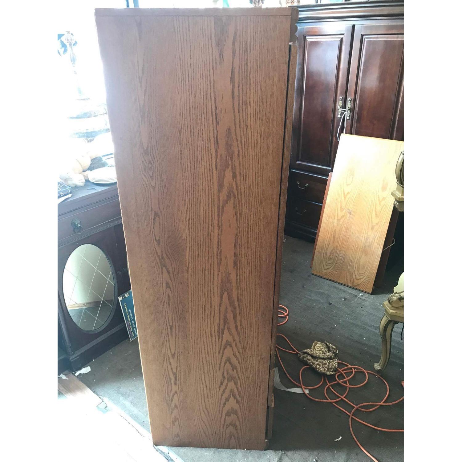 Wood Armoire w/ Mirror - image-5