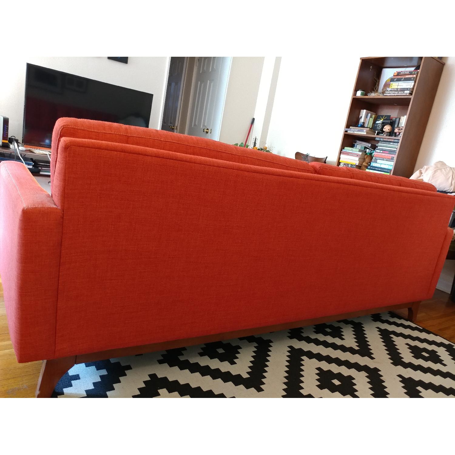 Macy's Mid Century Modern Karlie Fabric Sofa - image-3