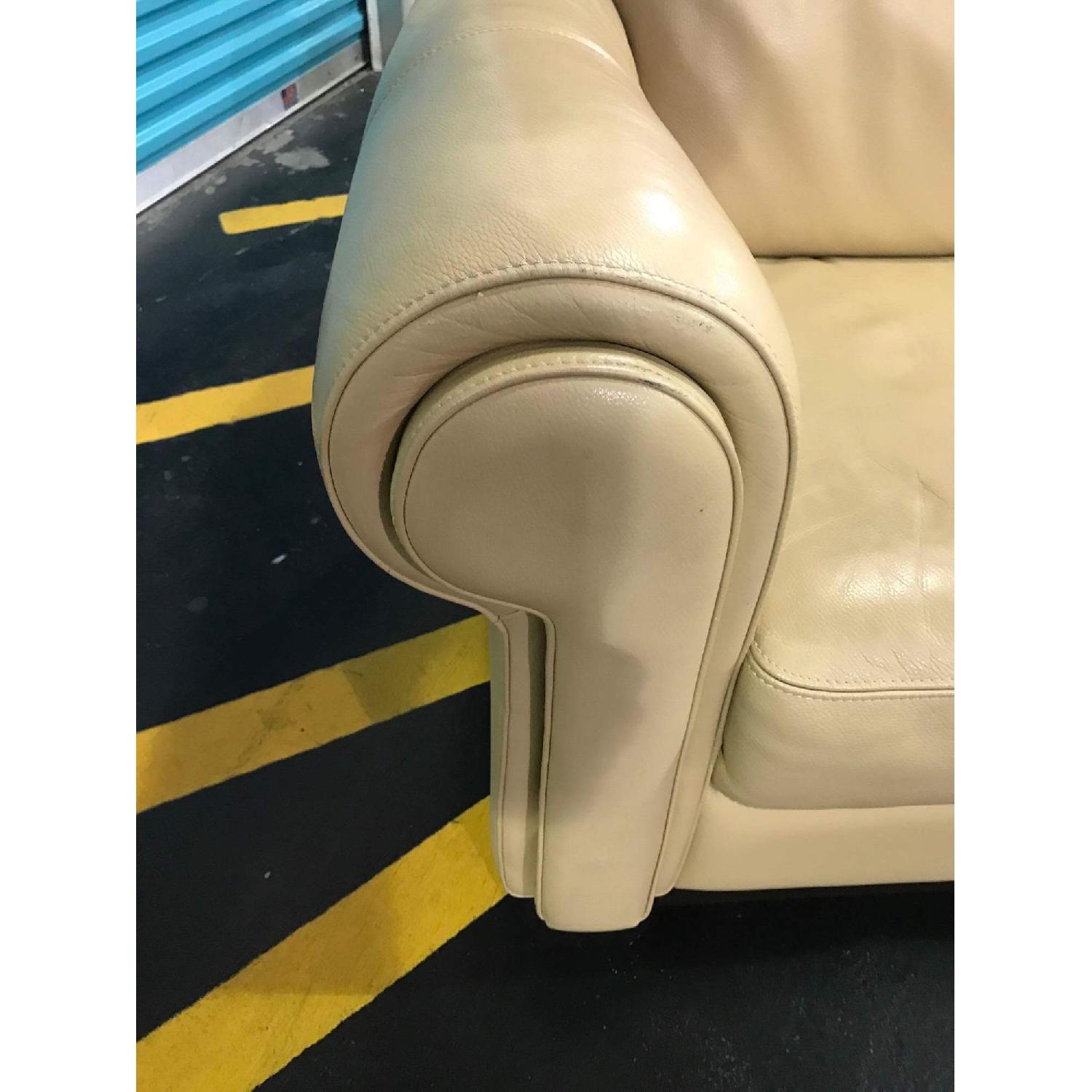 Italiana Divani Chateau D'Ax Leather Loveseat - image-10