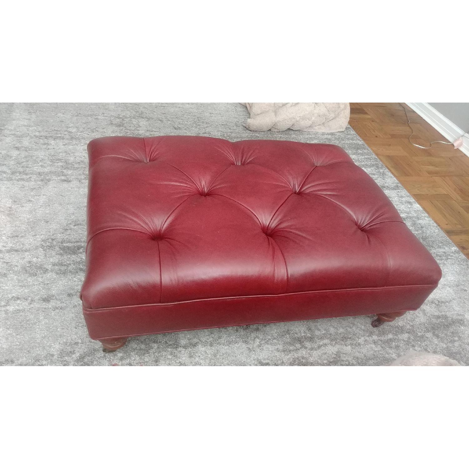 Ethan Allen Anton Tufted Coffee Table/Ottoman - image-4