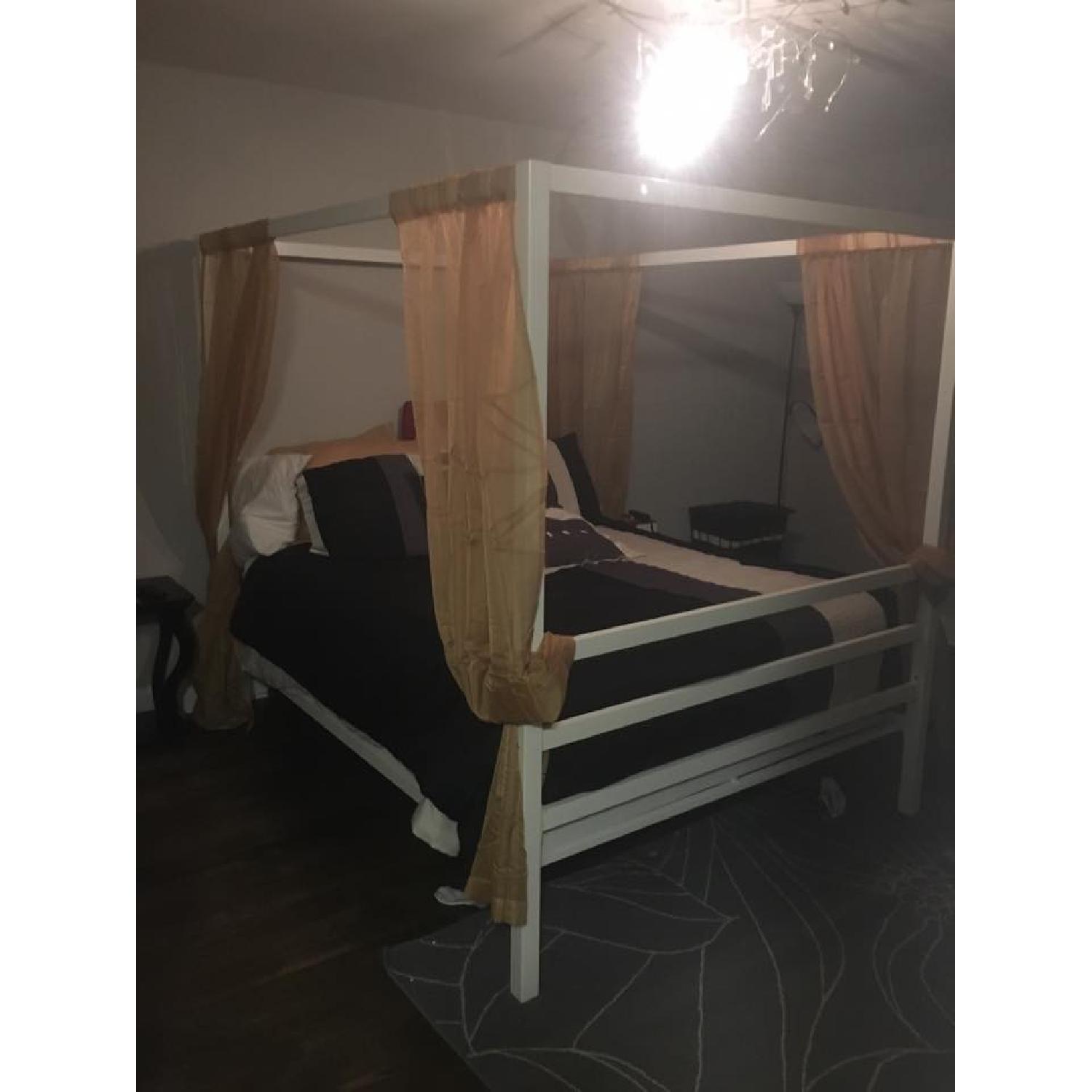 DHP Furniture Queen Canopy Bed - image-1