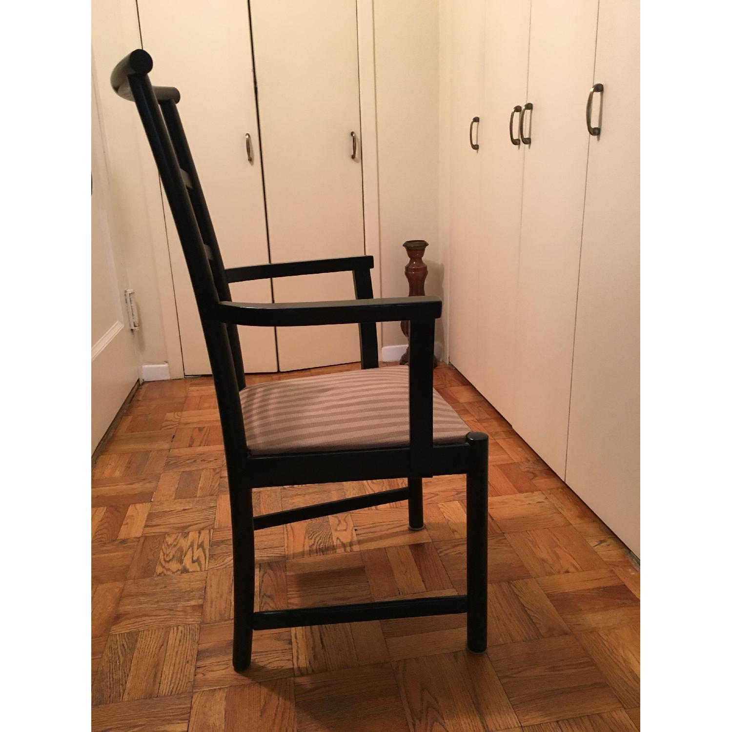 Wood Expandable Dining Room Table w/ 6 Chairs - image-2