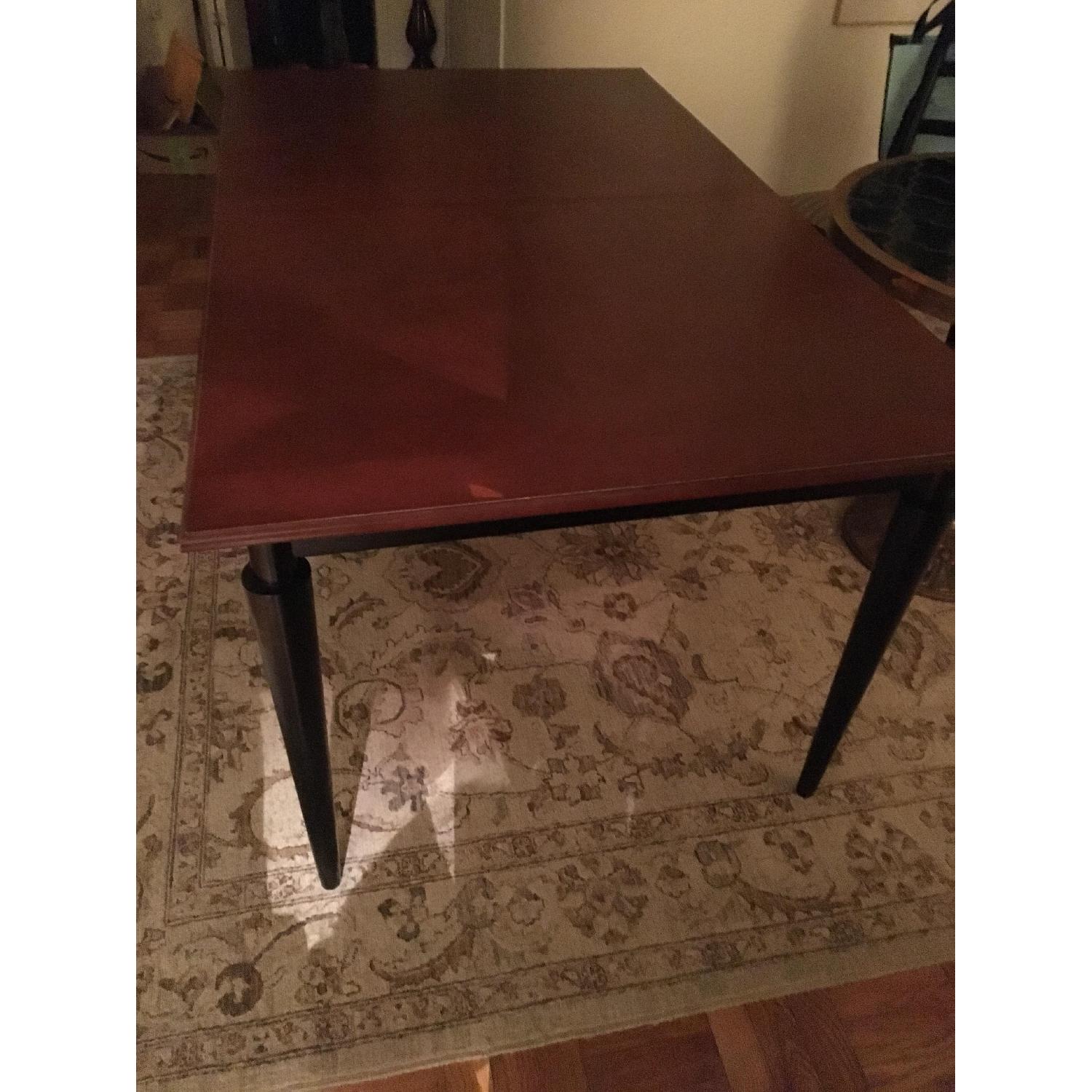 Wood Expandable Dining Room Table w/ 6 Chairs - image-5