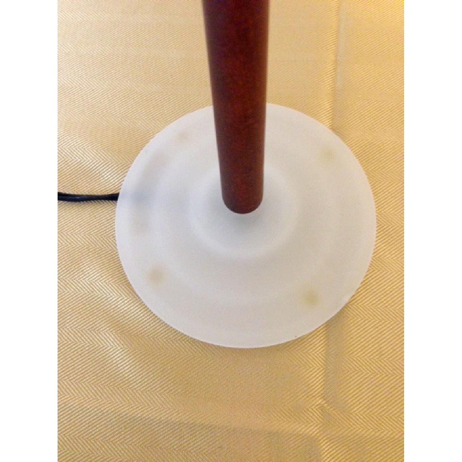 Artemide White Translucent Glass & Wood Lamp - image-6