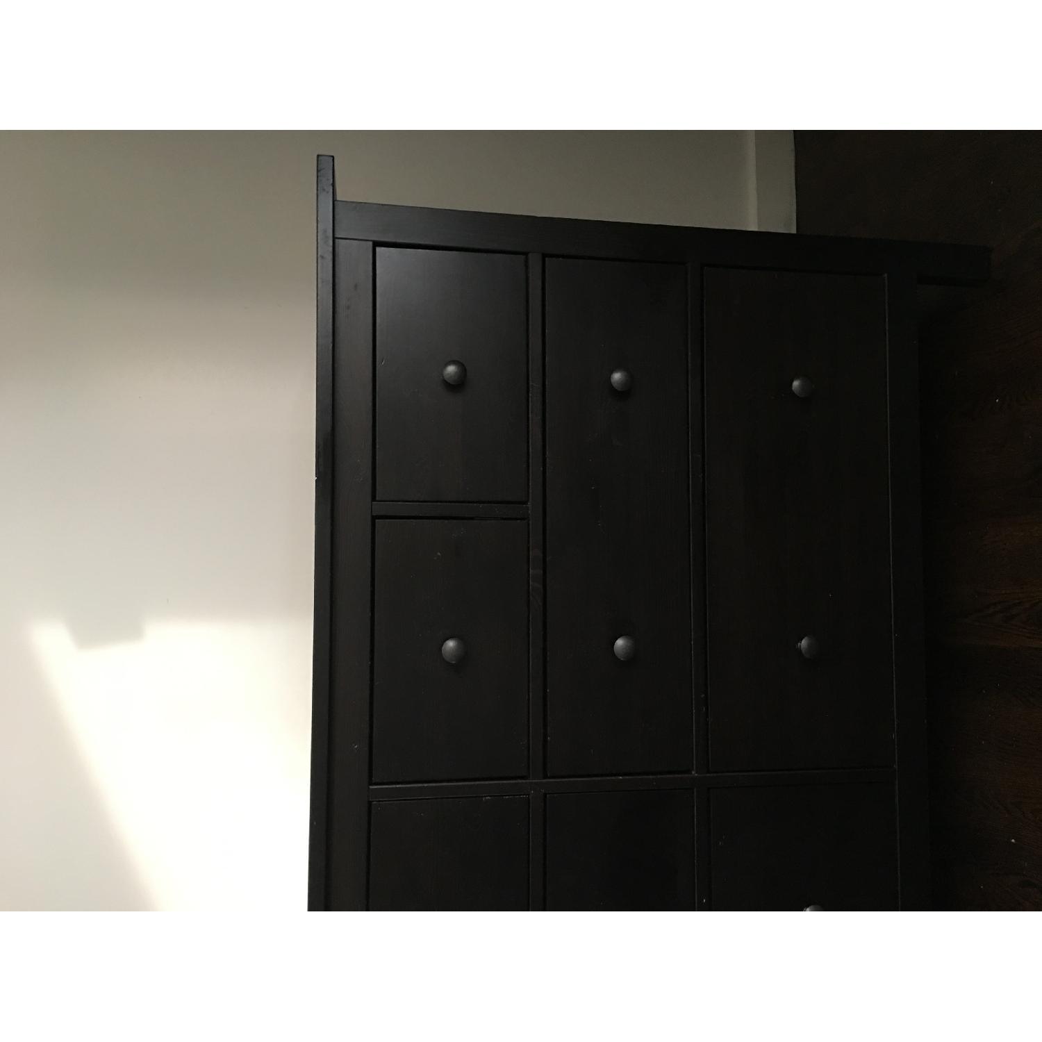 Ikea Hemnes 8-Drawer Dresser in Black-Brown - image-4