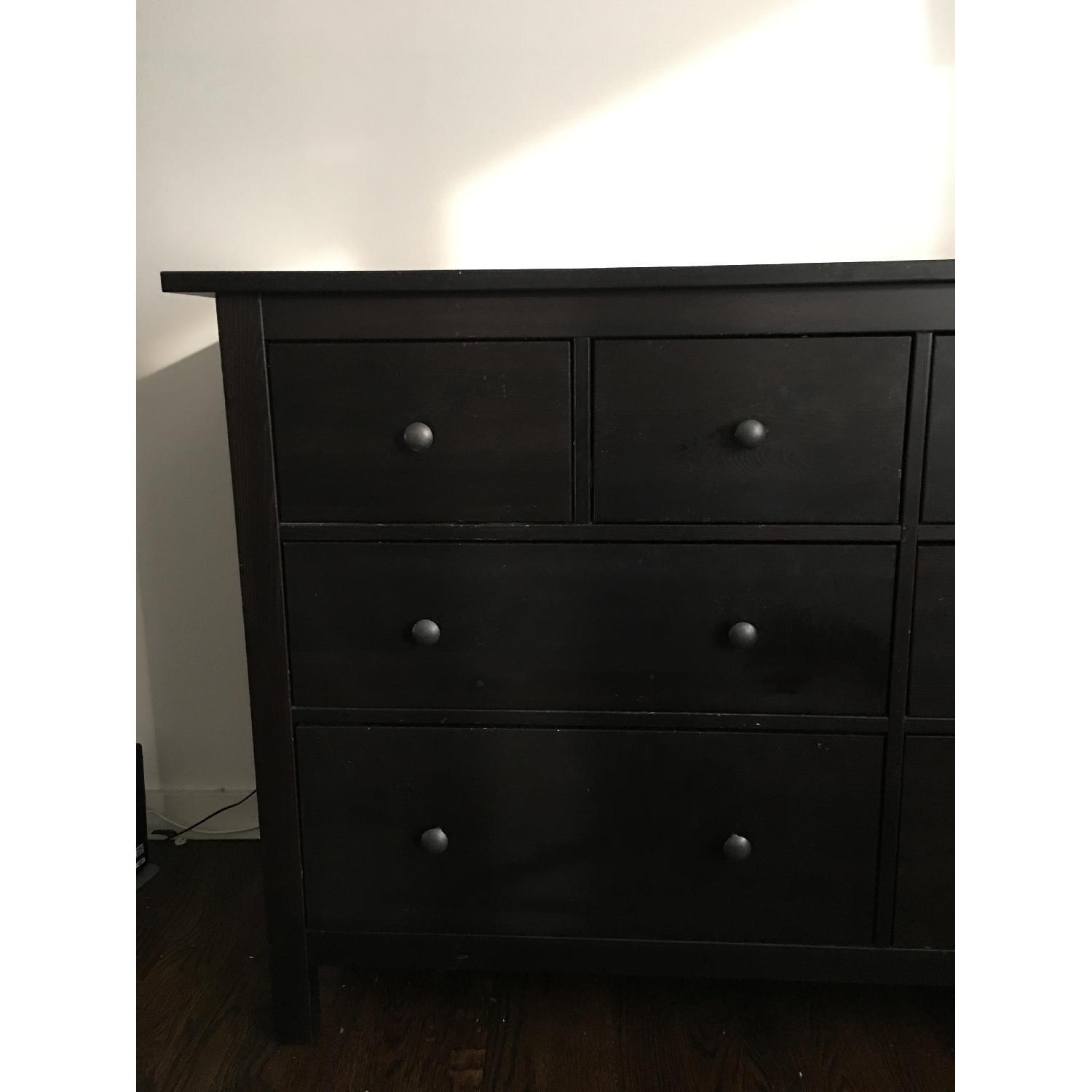 Ikea Hemnes 8-Drawer Dresser in Black-Brown - image-5