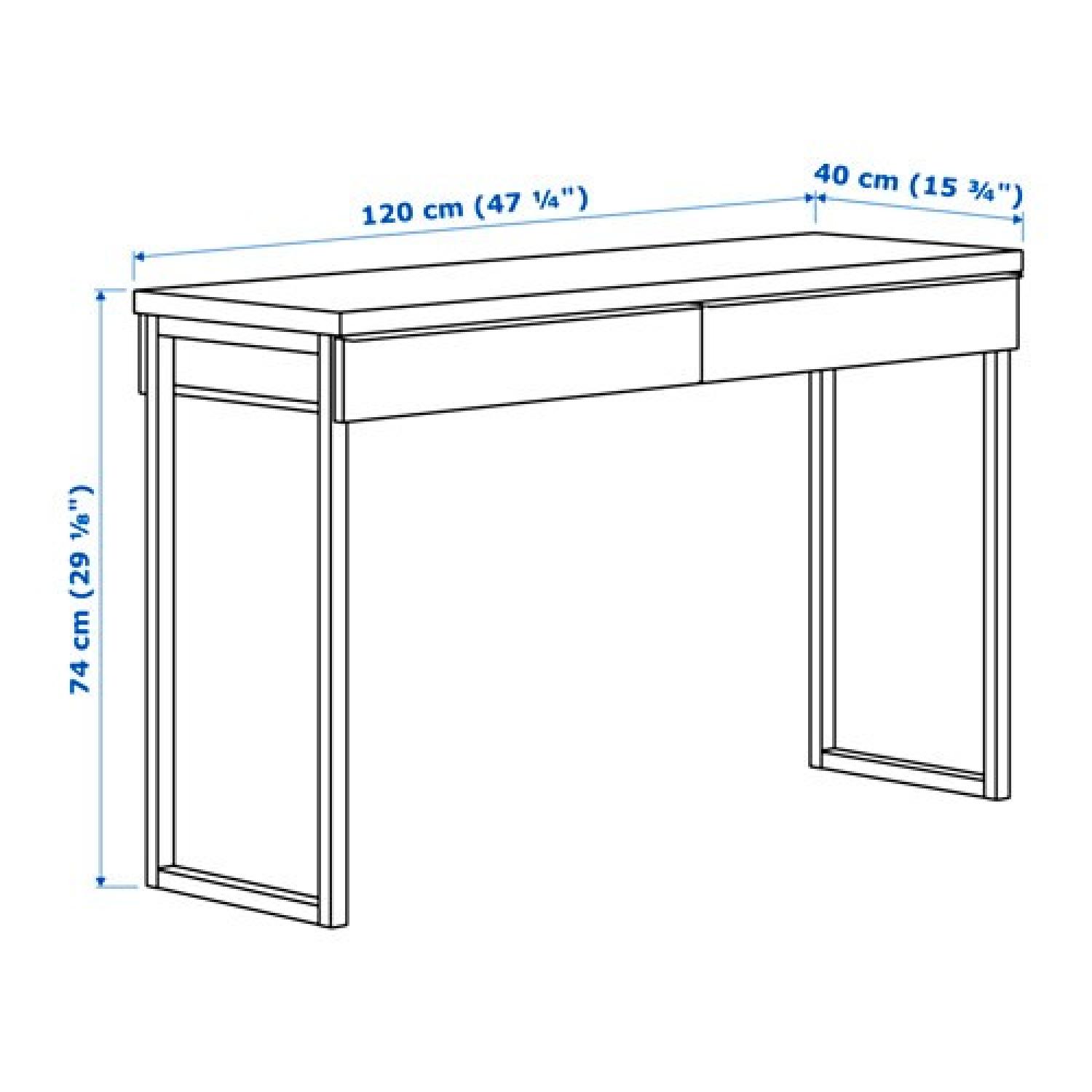 Ikea Besta Burs White Desk - image-1