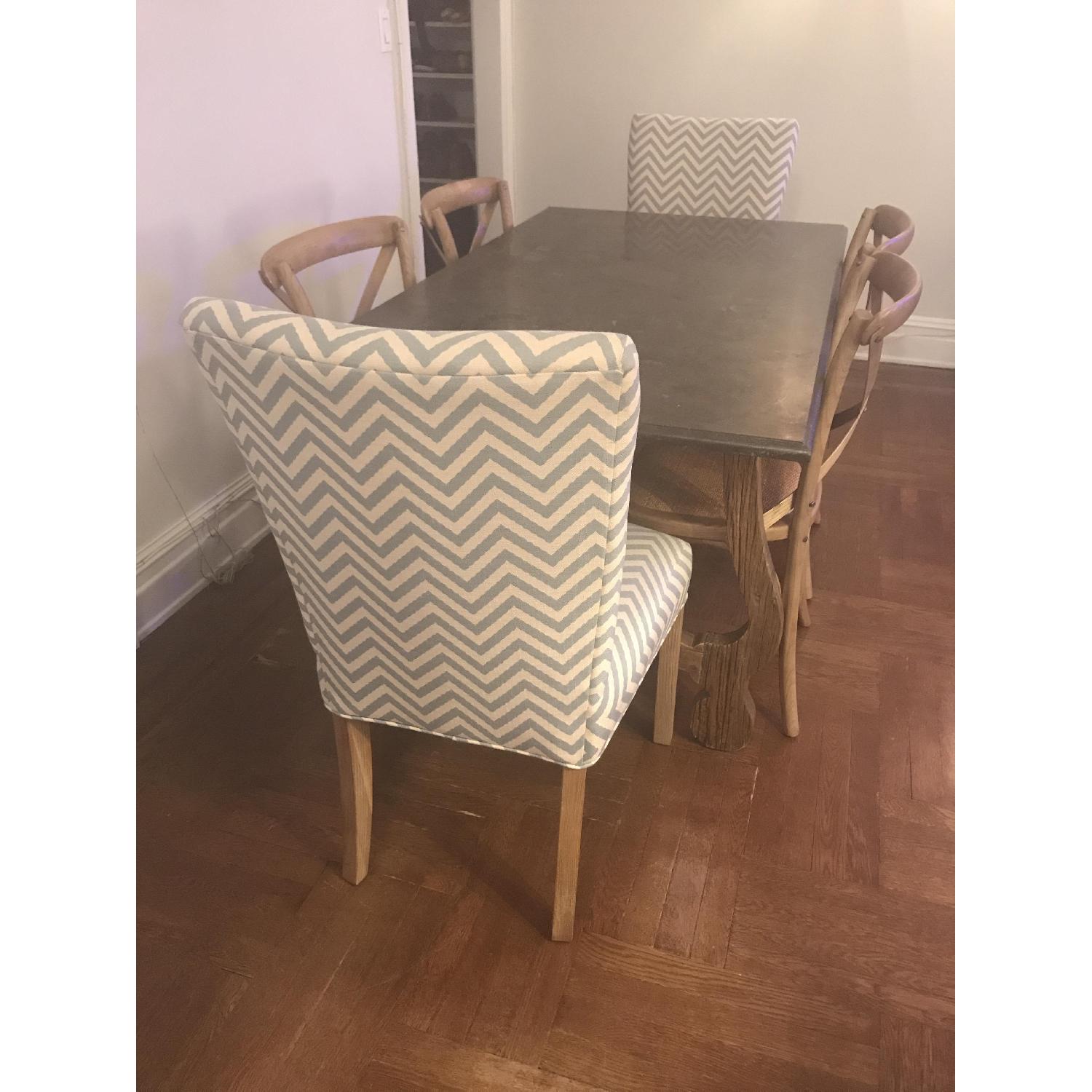 Arhaus Luca Dining Table w/ 6 Side Chairs AptDeco