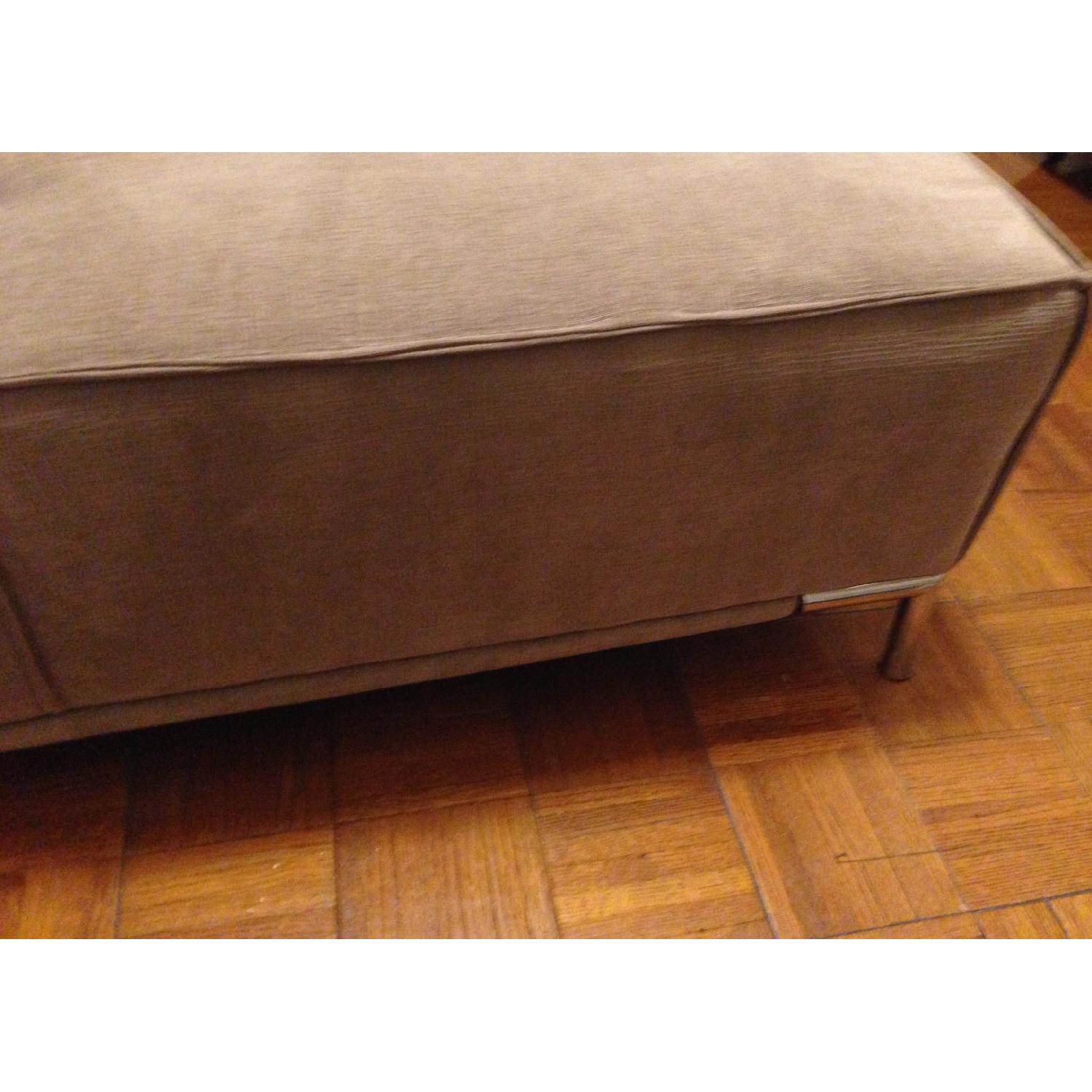 Jennifer Convertibles Natural Beige Fabric Sectional Sofa - image-6