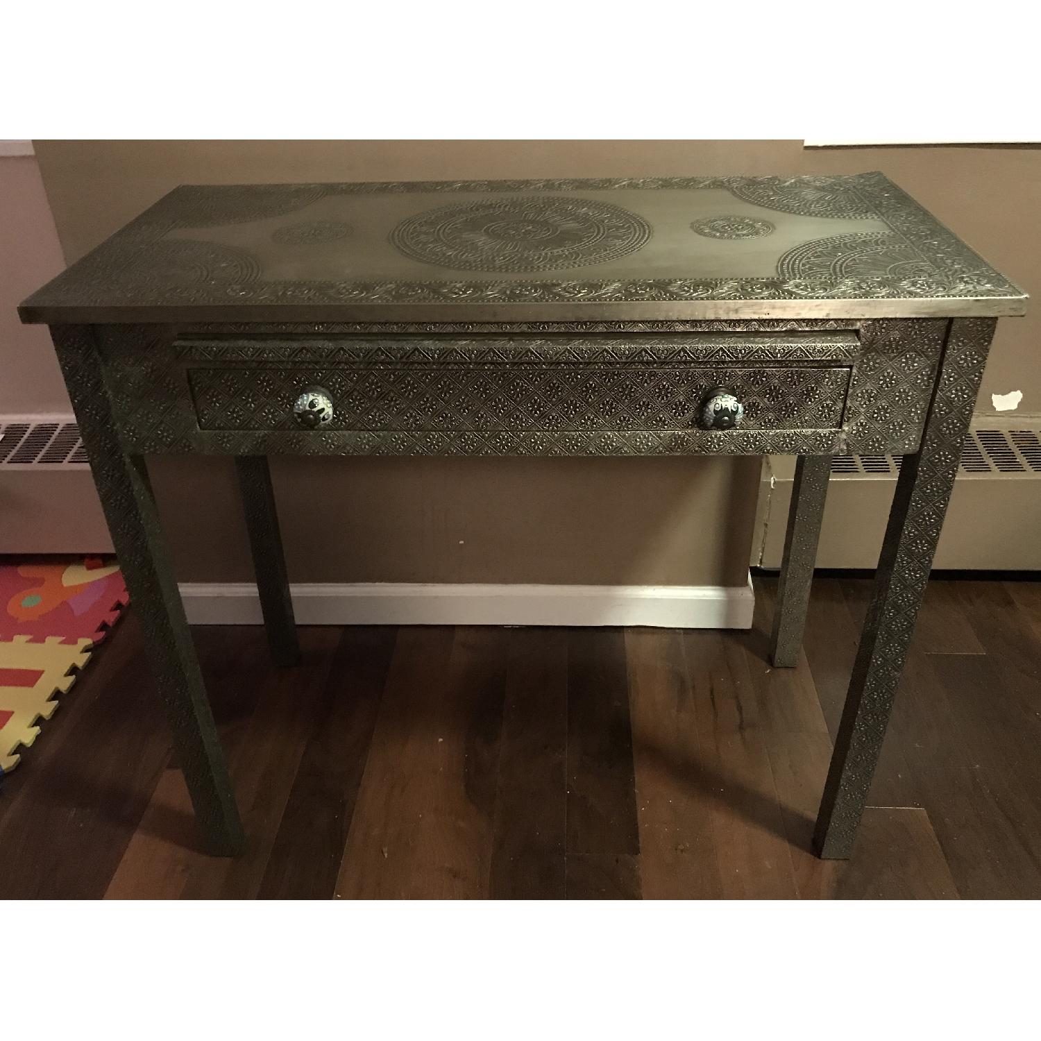 World Market 1 Drawer Desk w/ Pull Out Writing Board - image-2