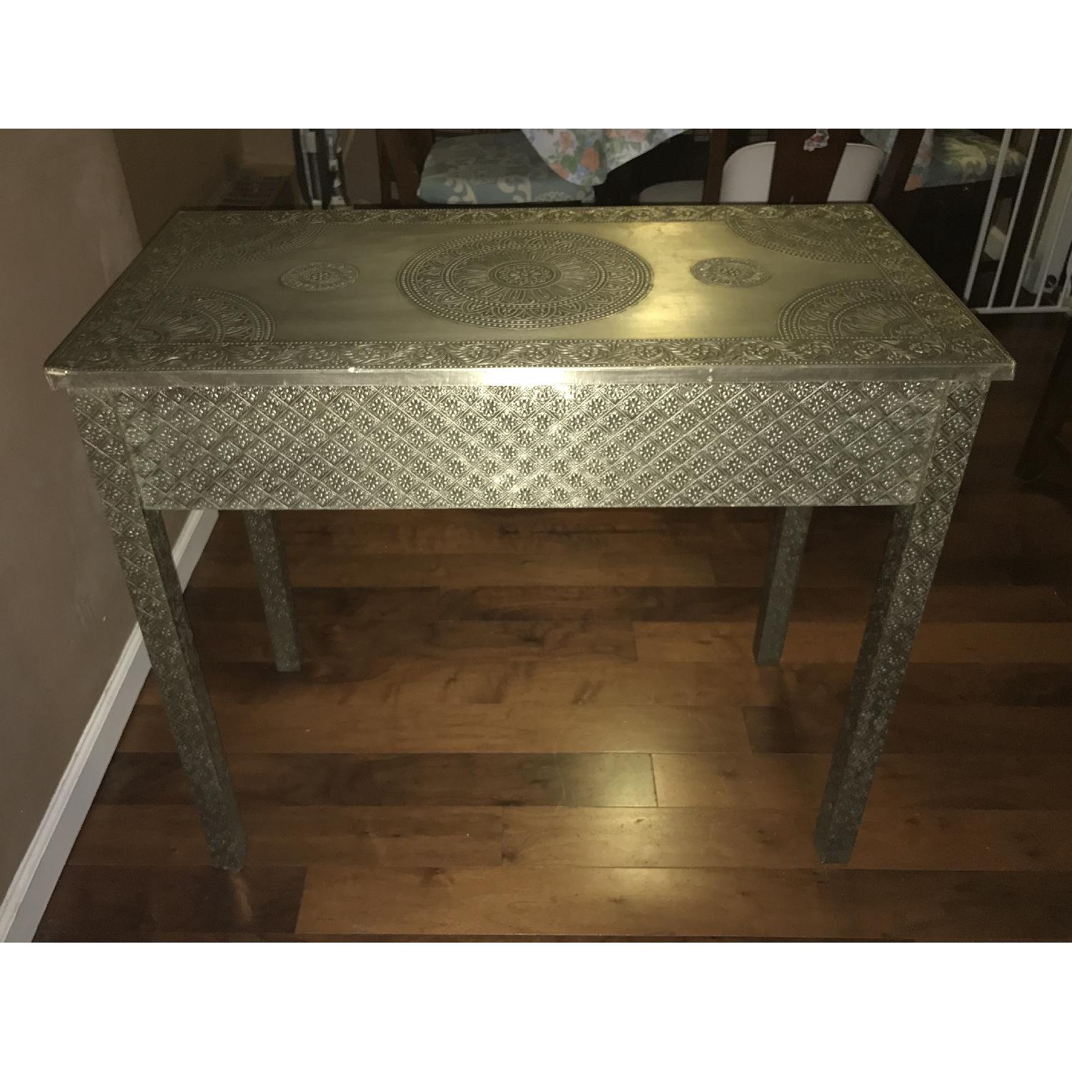 World Market 1 Drawer Desk w/ Pull Out Writing Board - image-3