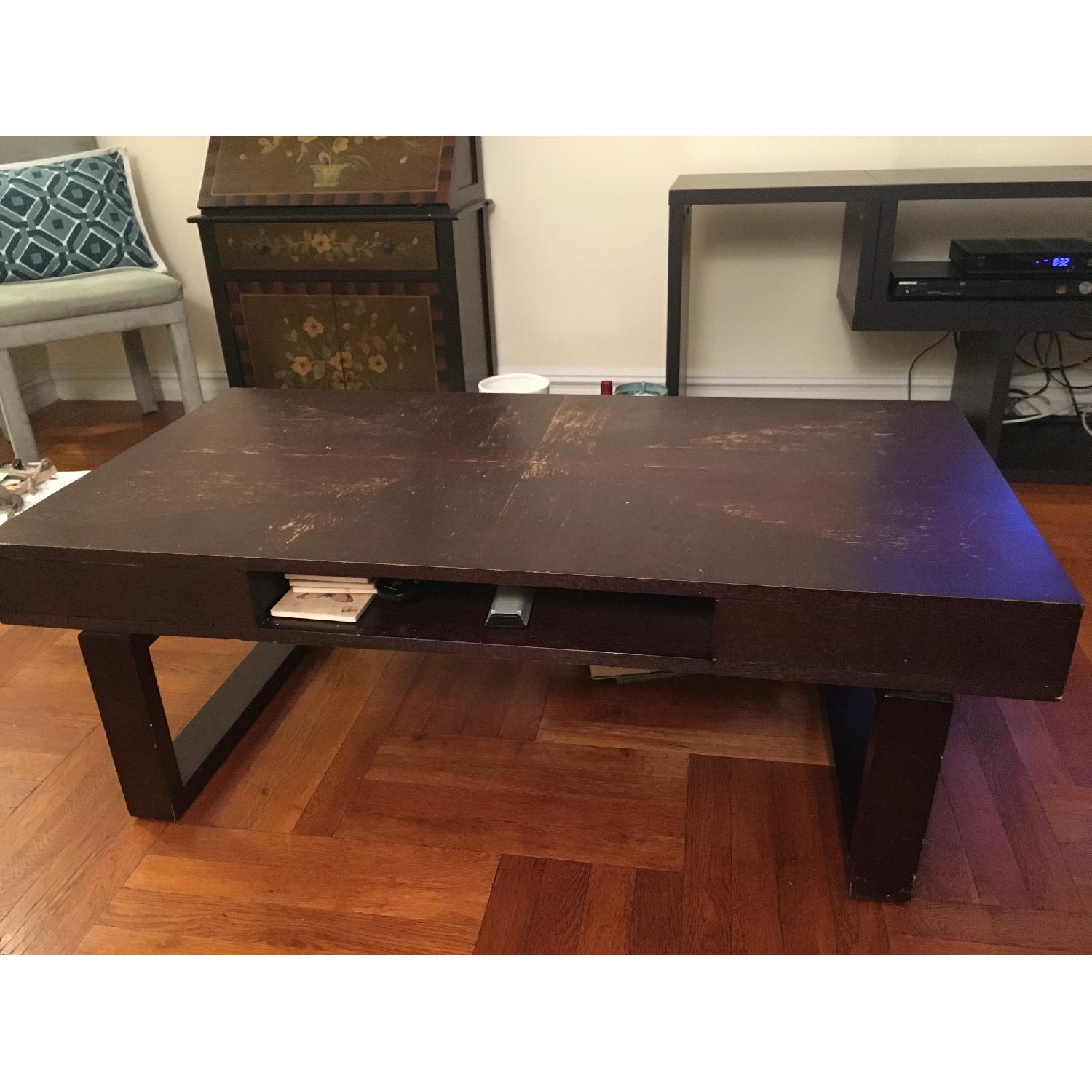 The Door Store Coffee Table w/ Expanded Sides - image-1