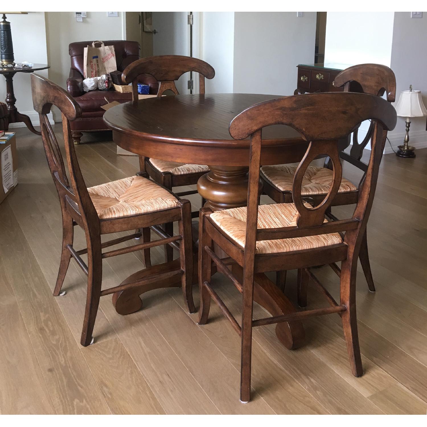 Pottery Barn Tivoli Round Table 5-Piece Dining Set - image-2