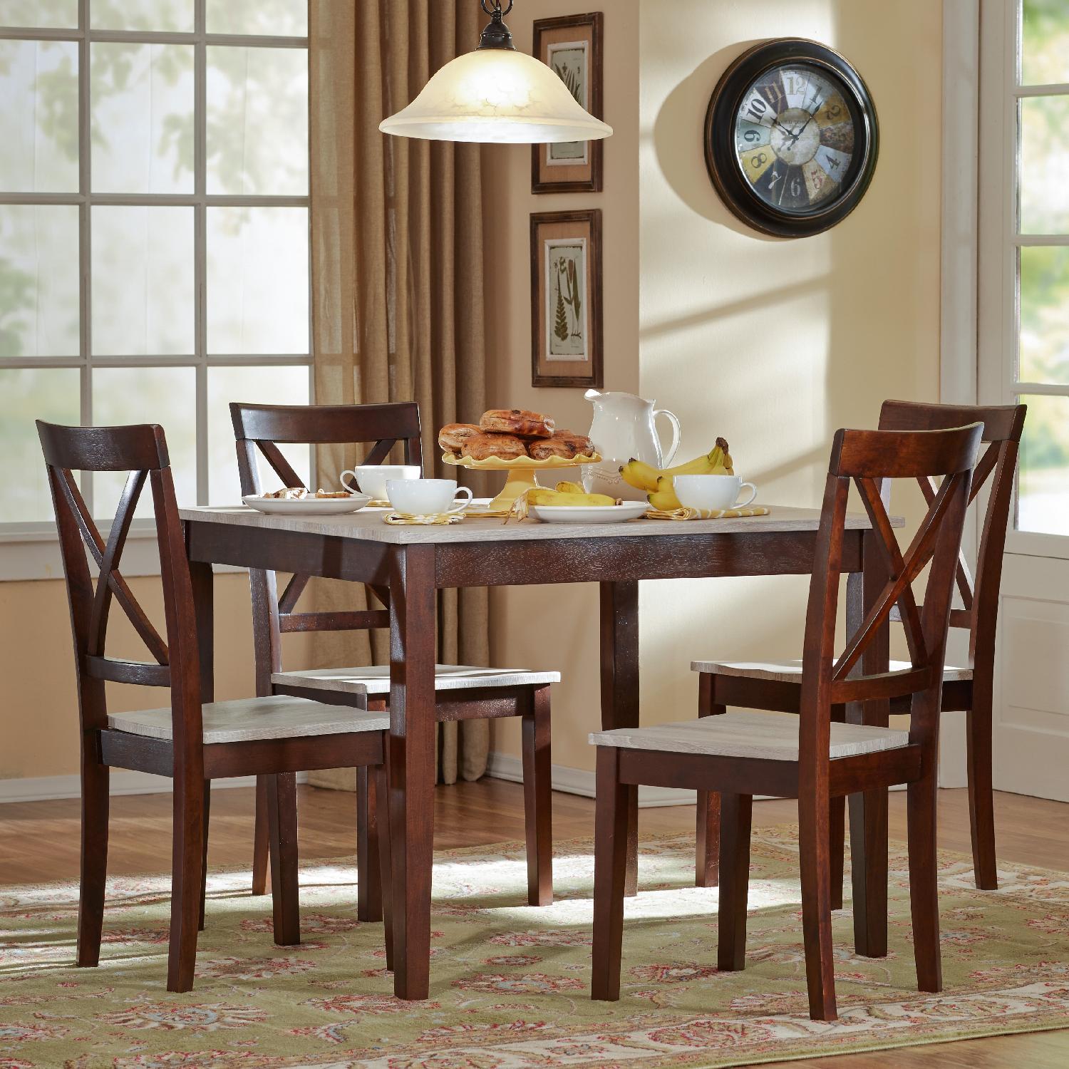 Andover Mills Tilley Rustic 5 Piece Dining Set - image-1