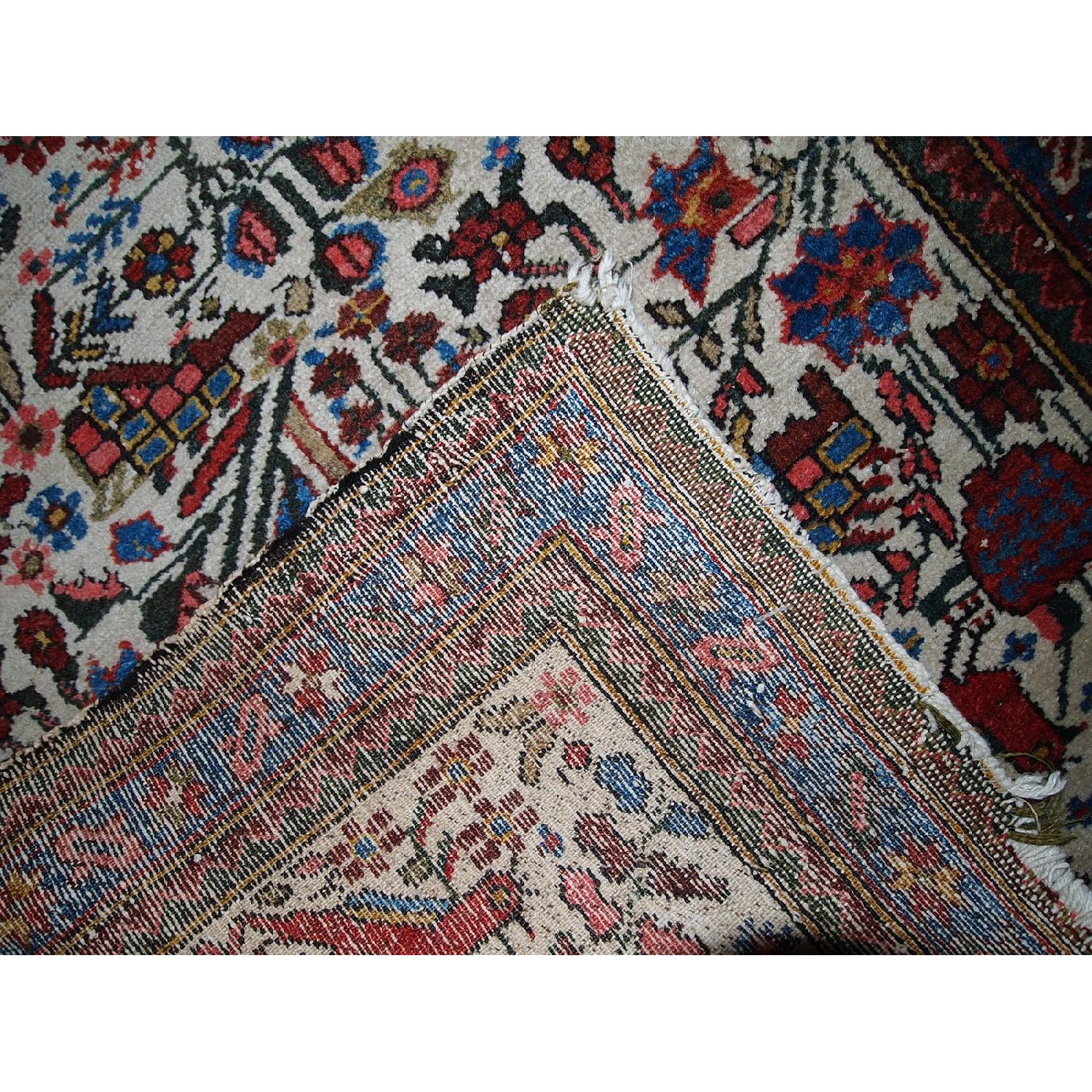 Antique 1920s Persian Mashad Rug - image-10