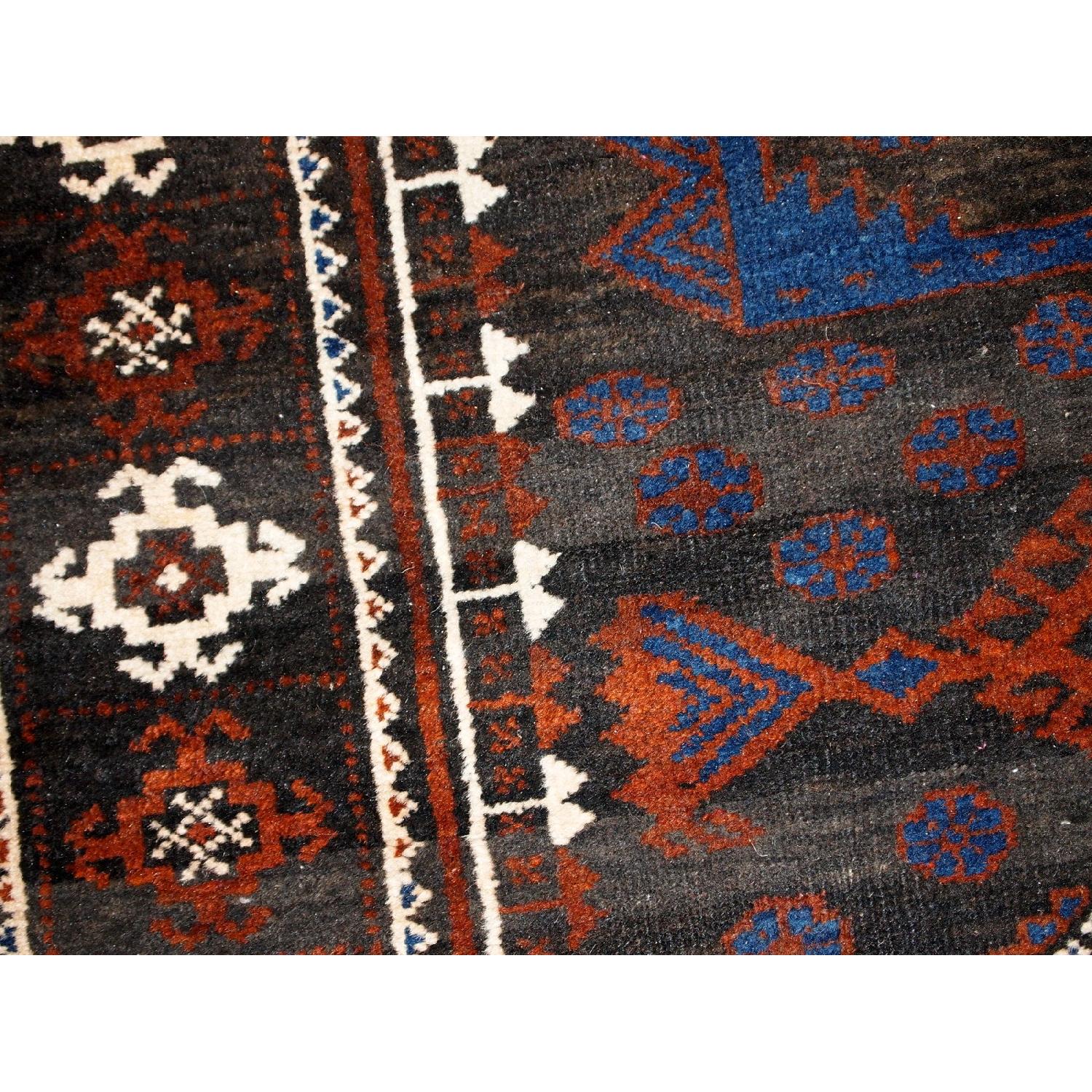 Vintage 1940s Afghan Baluch Rug - image-2