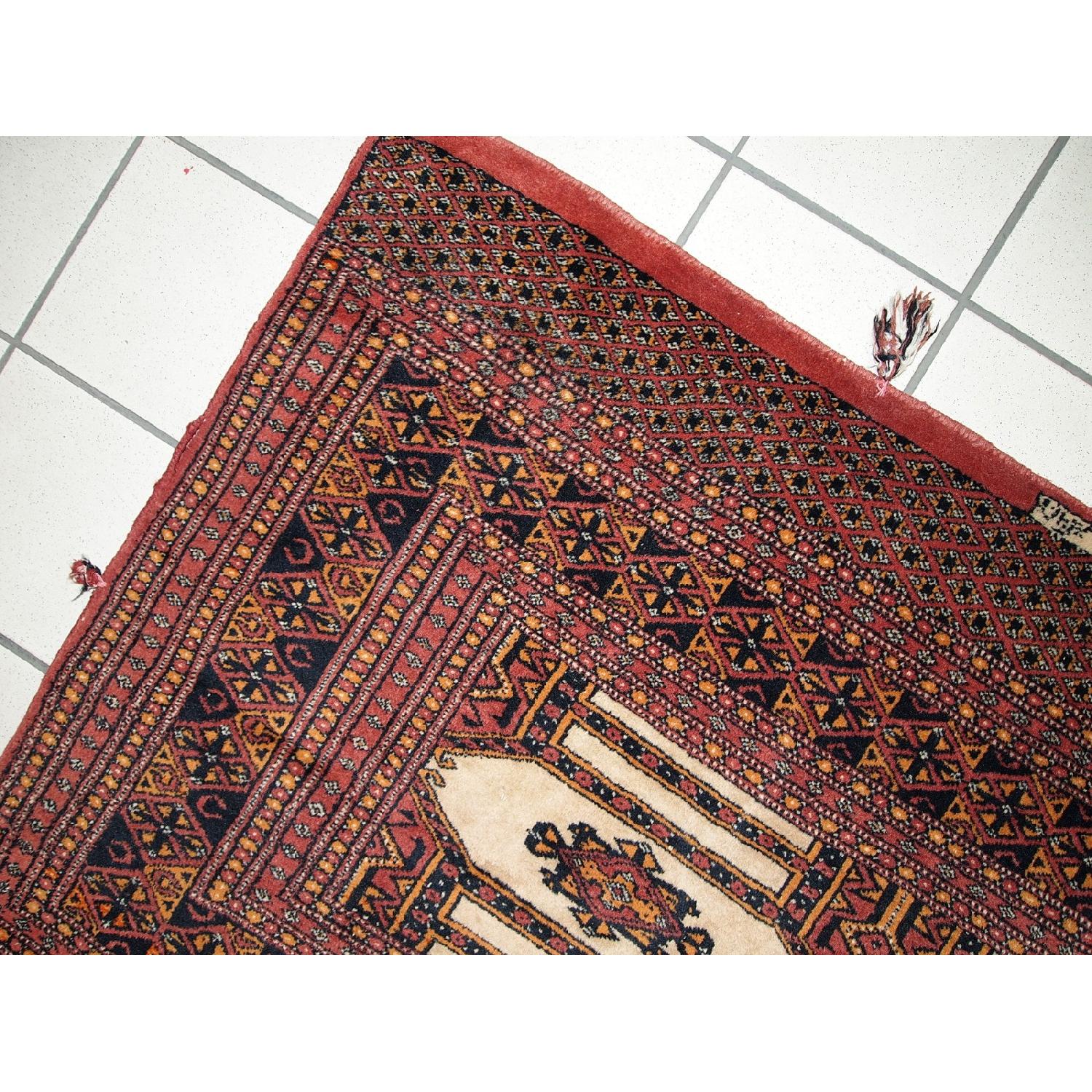 Semi Antique 1950s Turkoman Rug - image-2